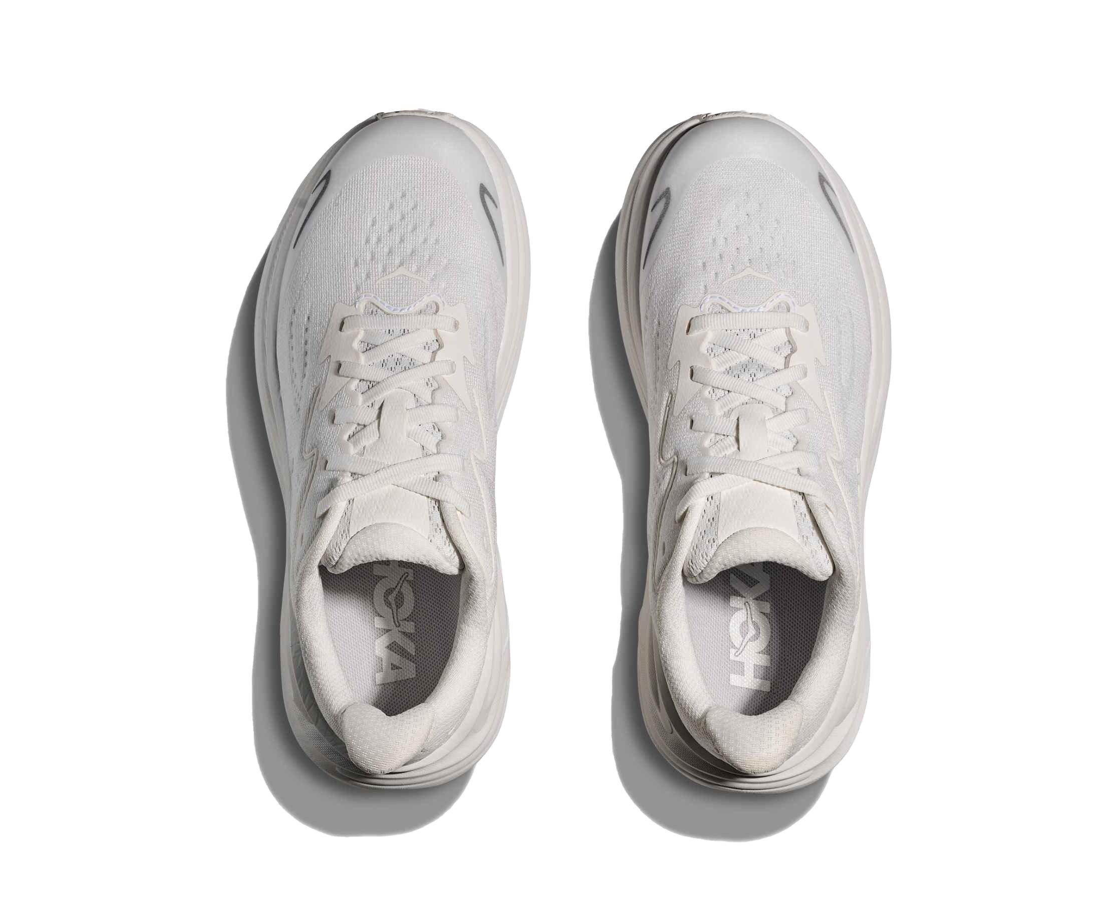 Hoka Clifton 10 Grade School Kids' "White/White" Running Shoe