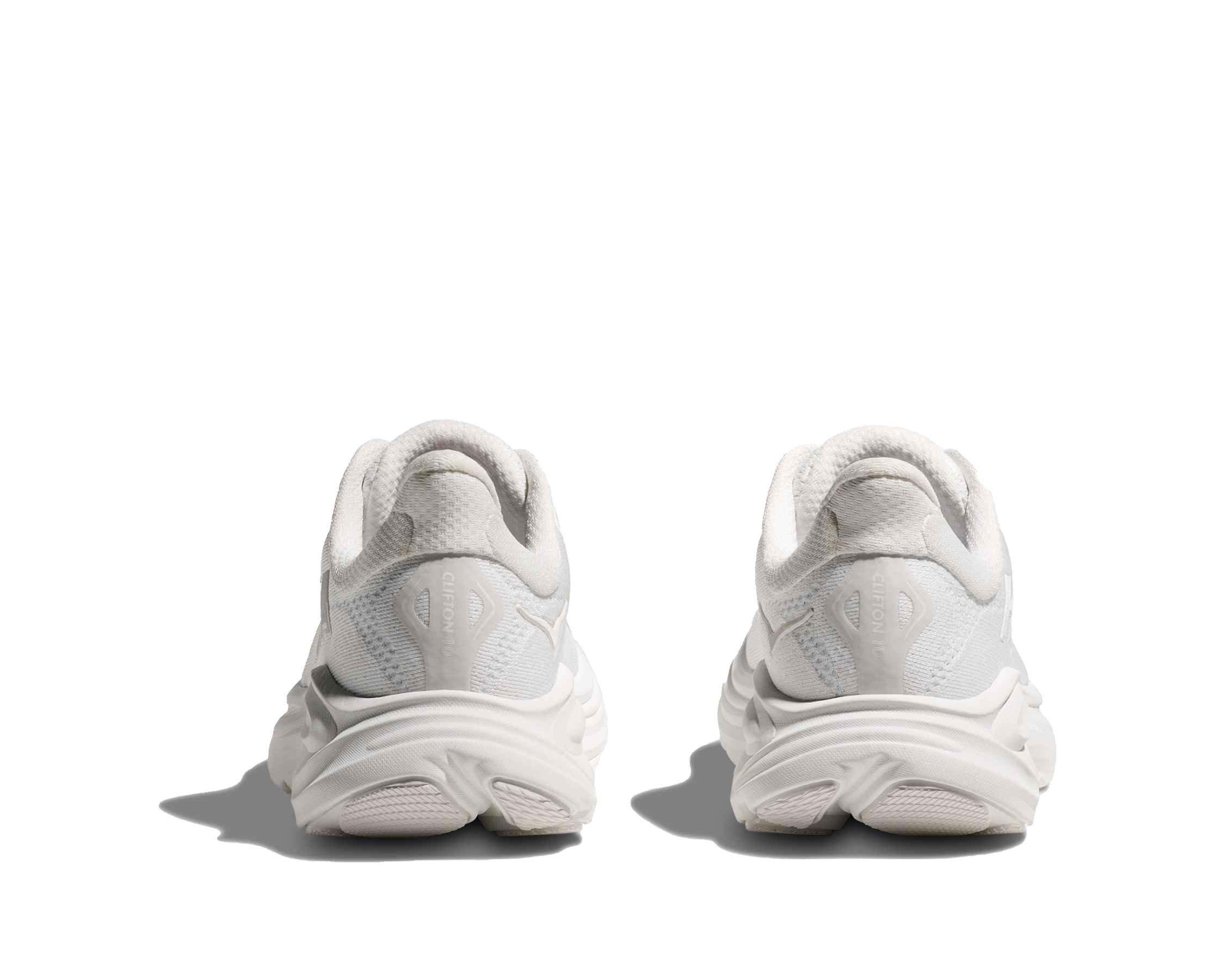 Hoka Clifton 10 Grade School Kids' "White/White" Running Shoe