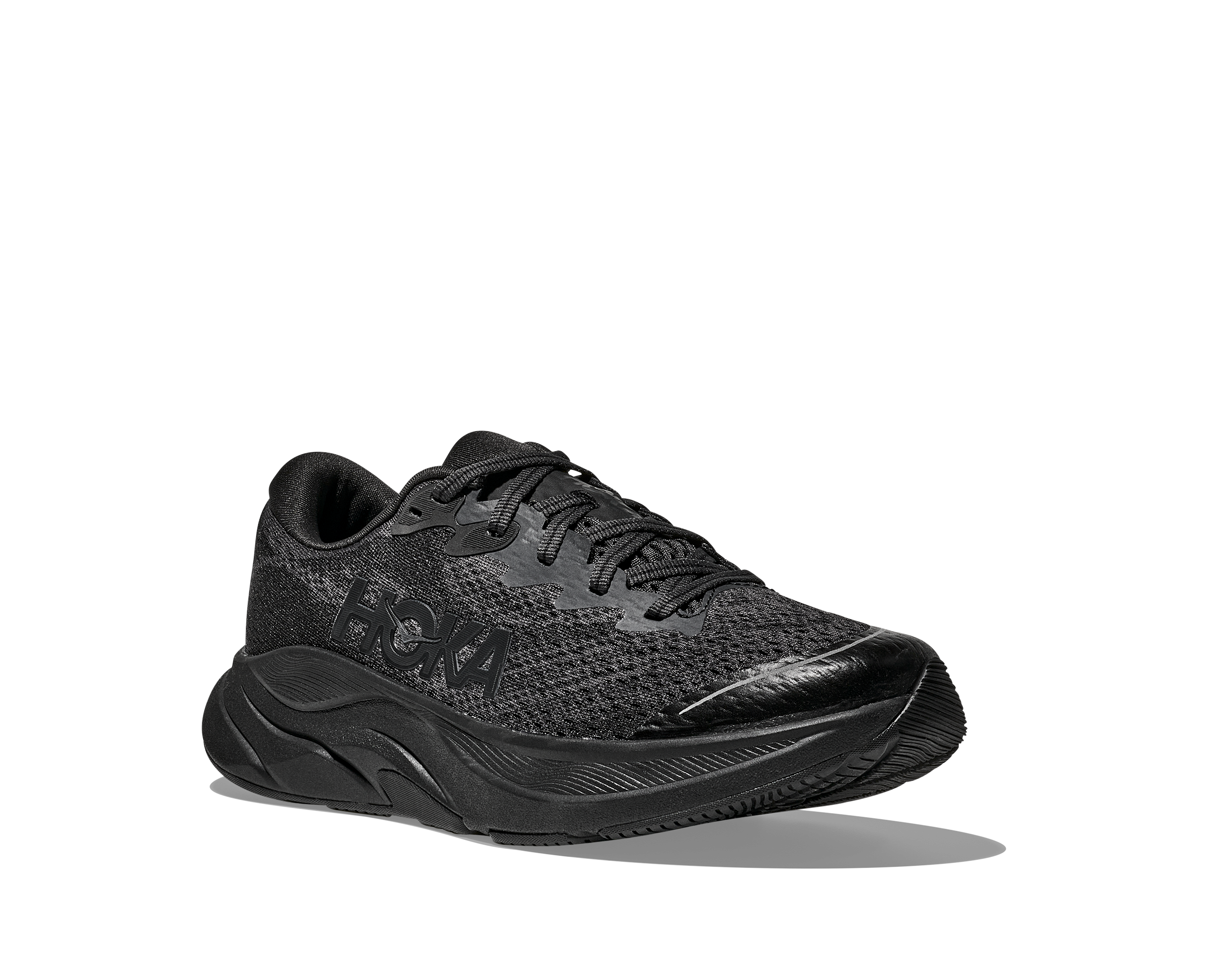 Hoka Rincon 4 Grade School Boys' "Black/Black" Running Shoe