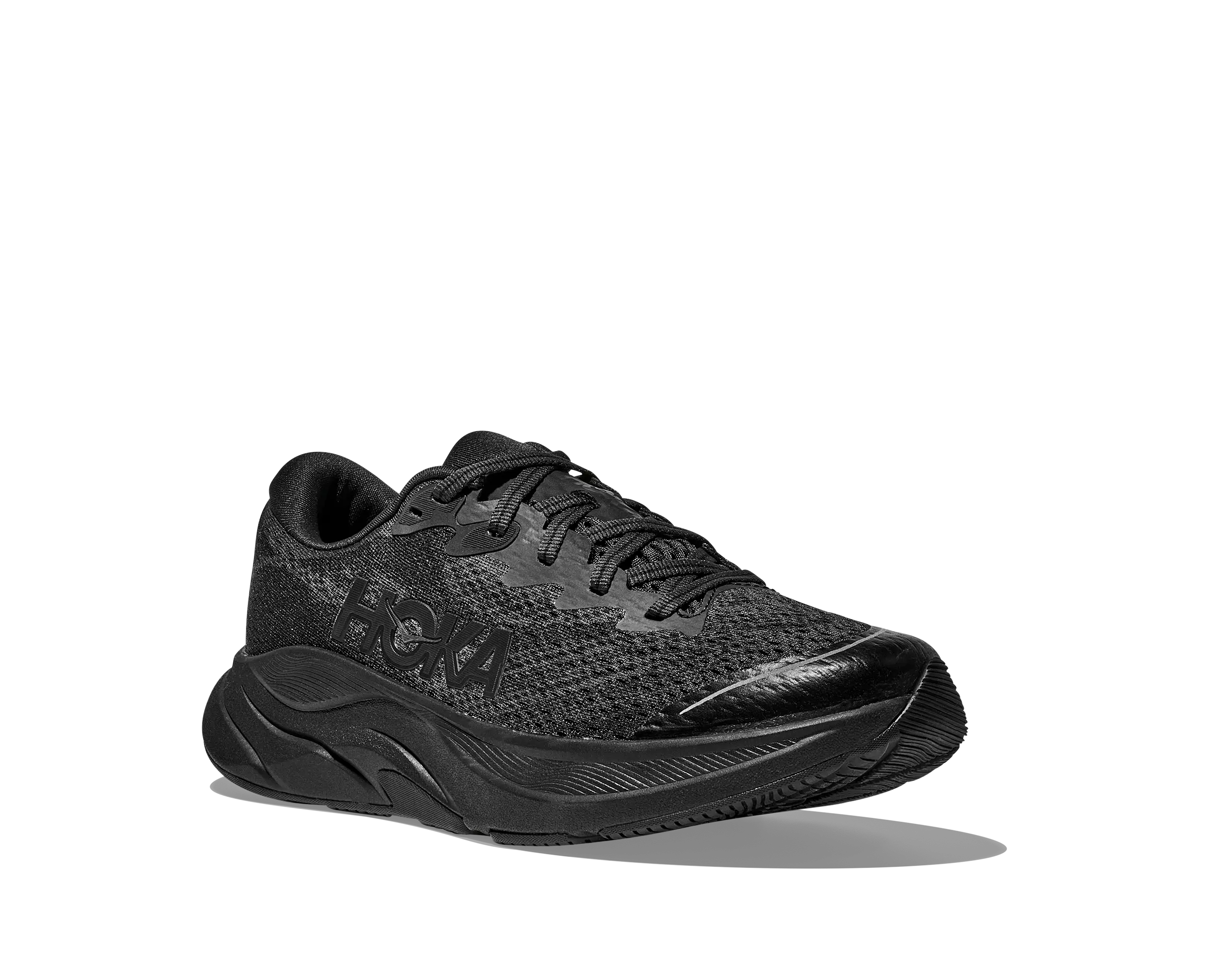 Hoka Rincon 4 "Black/Black" Grade School Boys' Running Shoe - BLACK