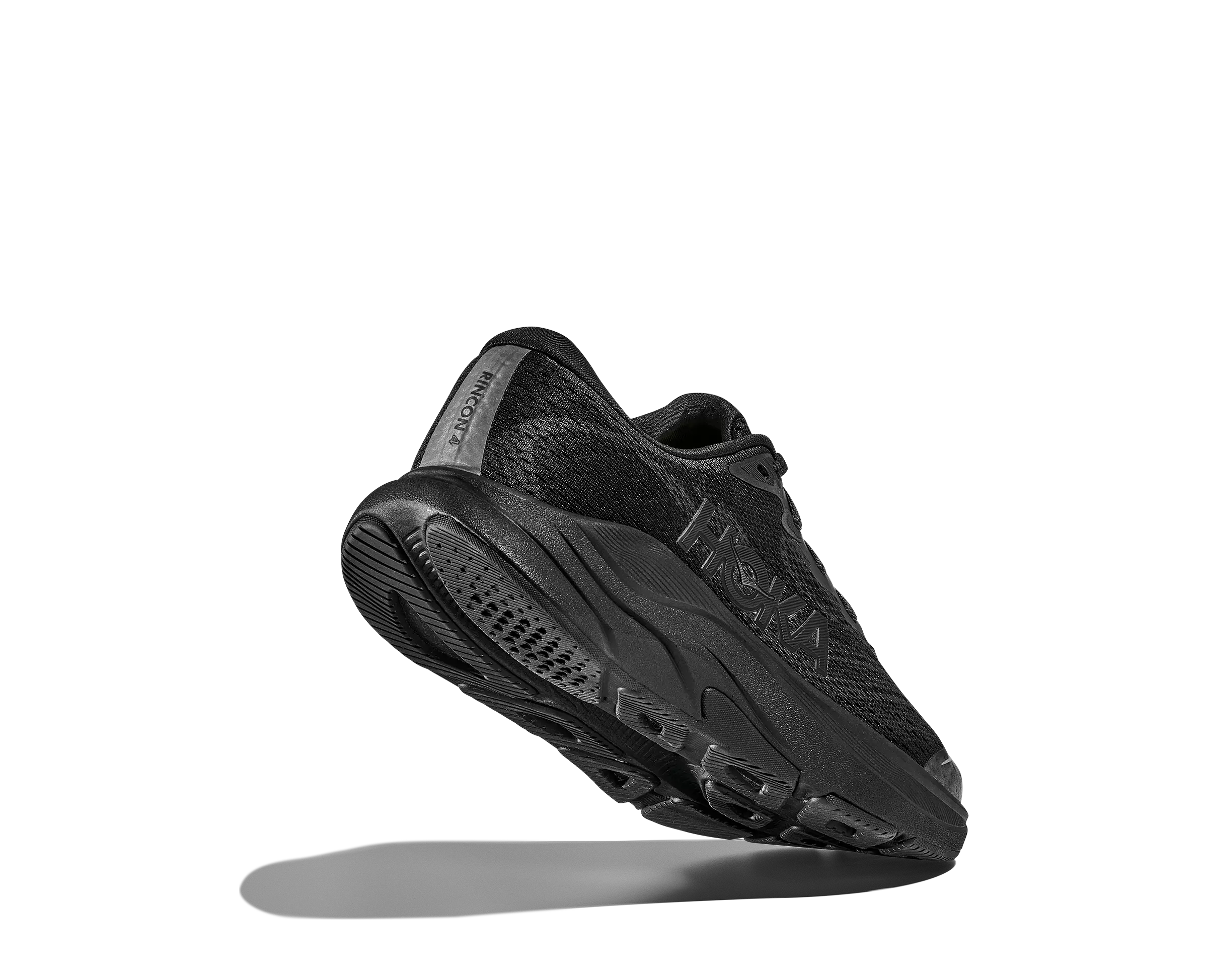 Hoka Rincon 4 "Black/Black" Grade School Boys' Running Shoe - BLACK