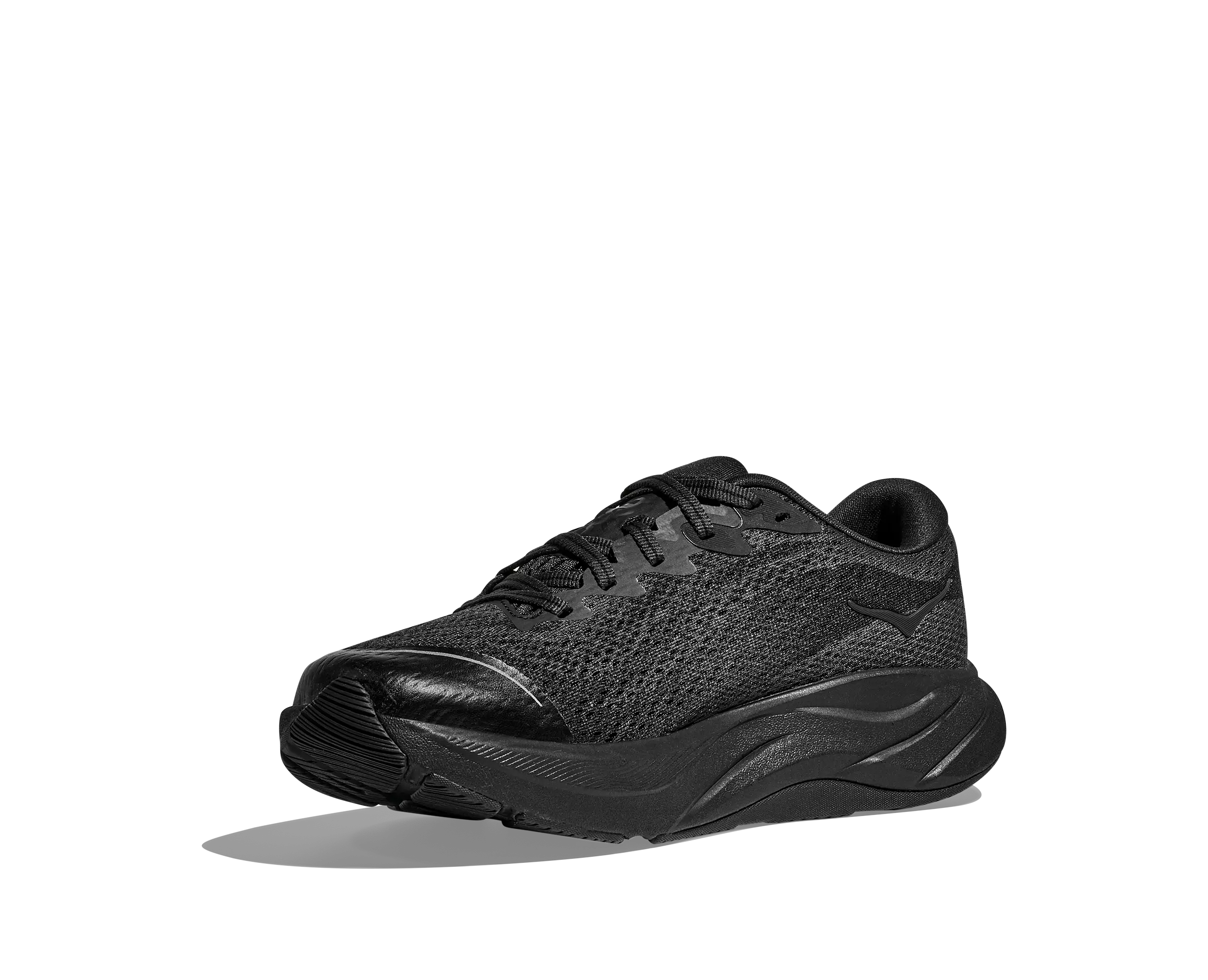 Hoka Rincon 4 "Black/Black" Grade School Boys' Running Shoe - BLACK