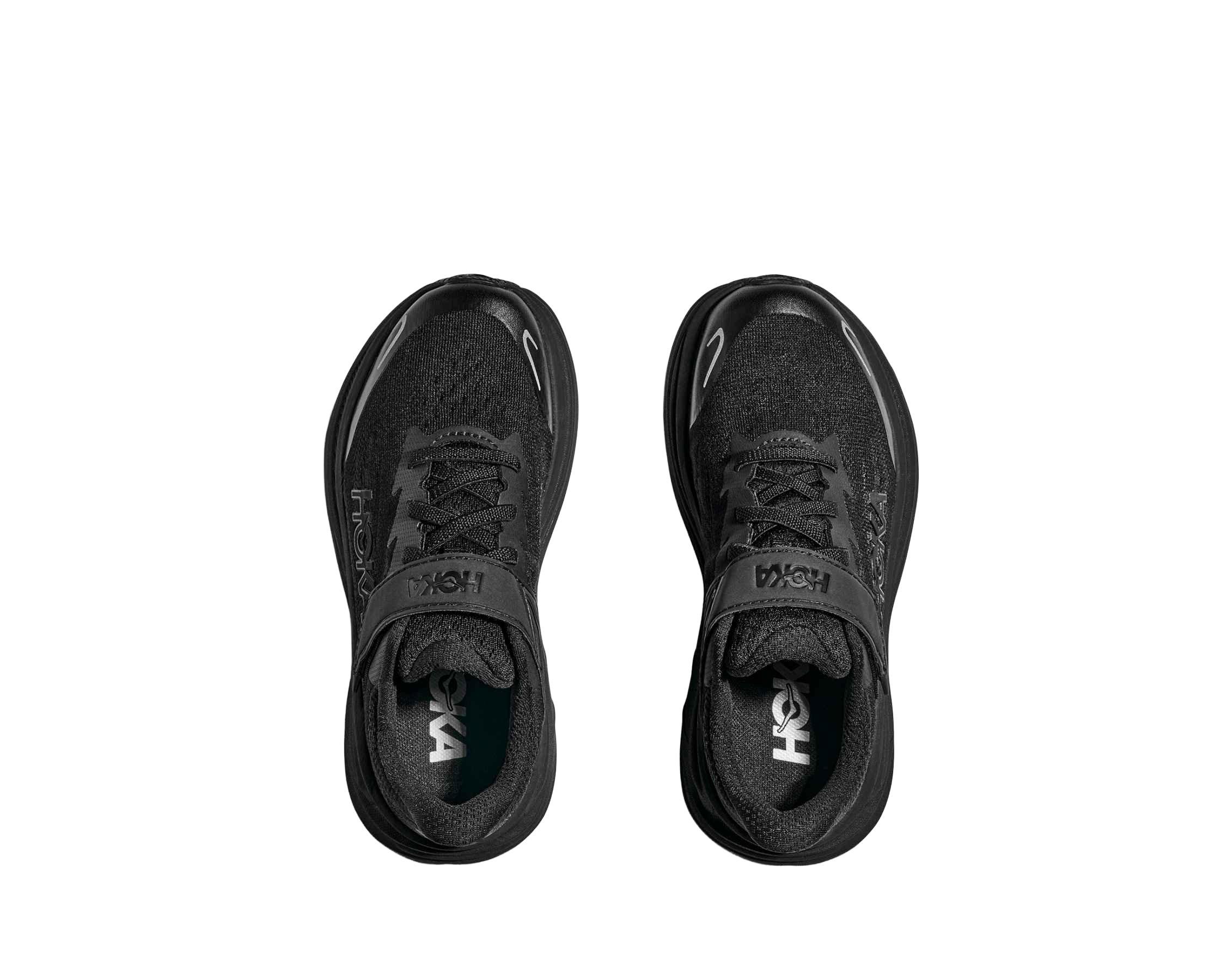 Hoka Rincon 4 Preschool Boys' "Black/Black" Running Shoe