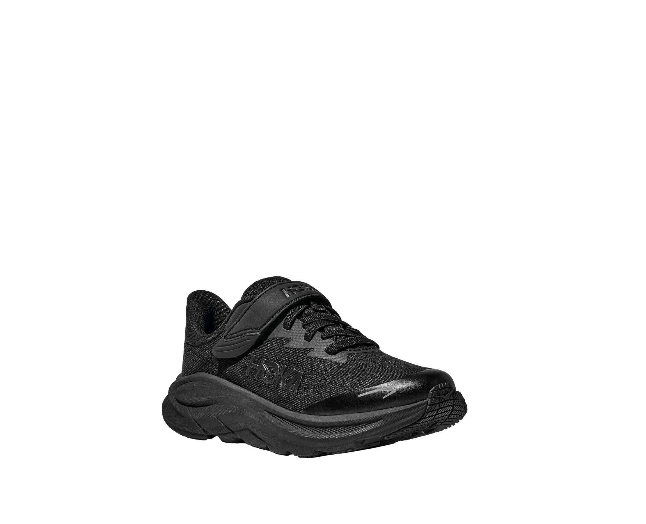 Hoka Rincon 4 Preschool Boys' "Black/Black" Running Shoe
