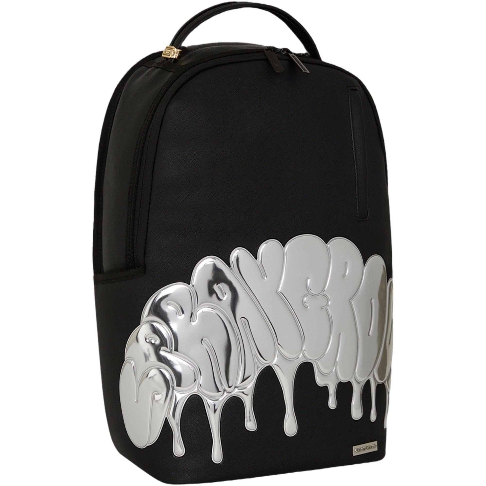 Sprayground Shark Metallic Drip Backpack