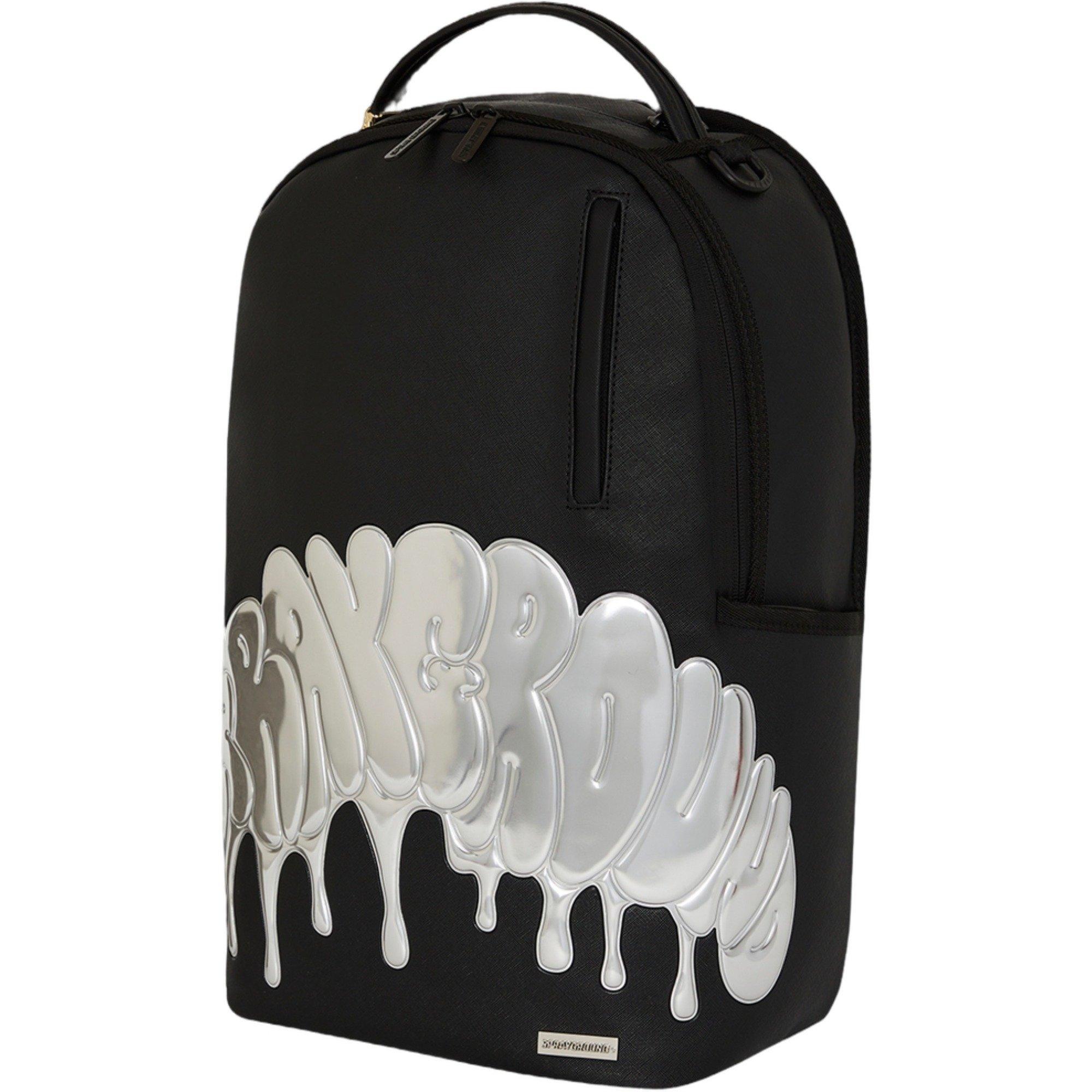 Sprayground Shark Metallic Drip Backpack