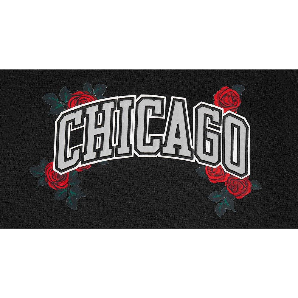 Pro Standard Chicago Bulls Roses Short Sleeve Mesh Big Boy's Black/Red Tee