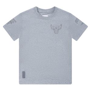 Pro Standard Big Kid's Chicago Bulls Short Sleeve Tee-Grey