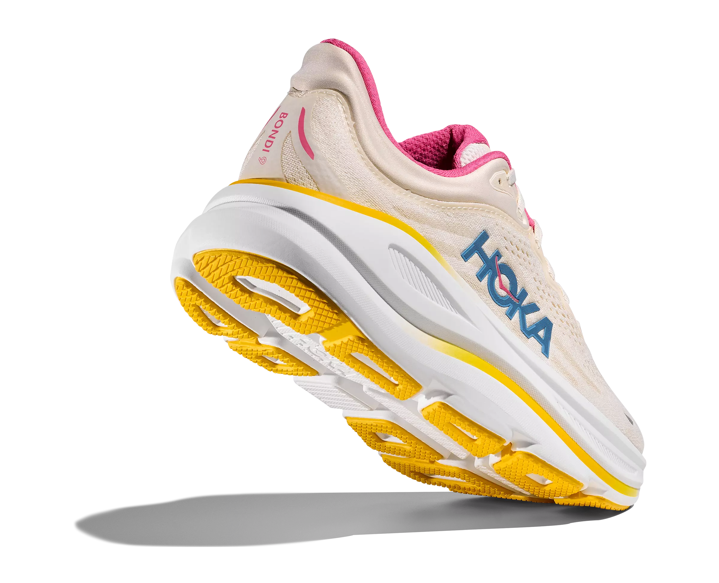 Hoka Bondi 9 "Alabaster/Birch" Women's Running Shoe - CREAM