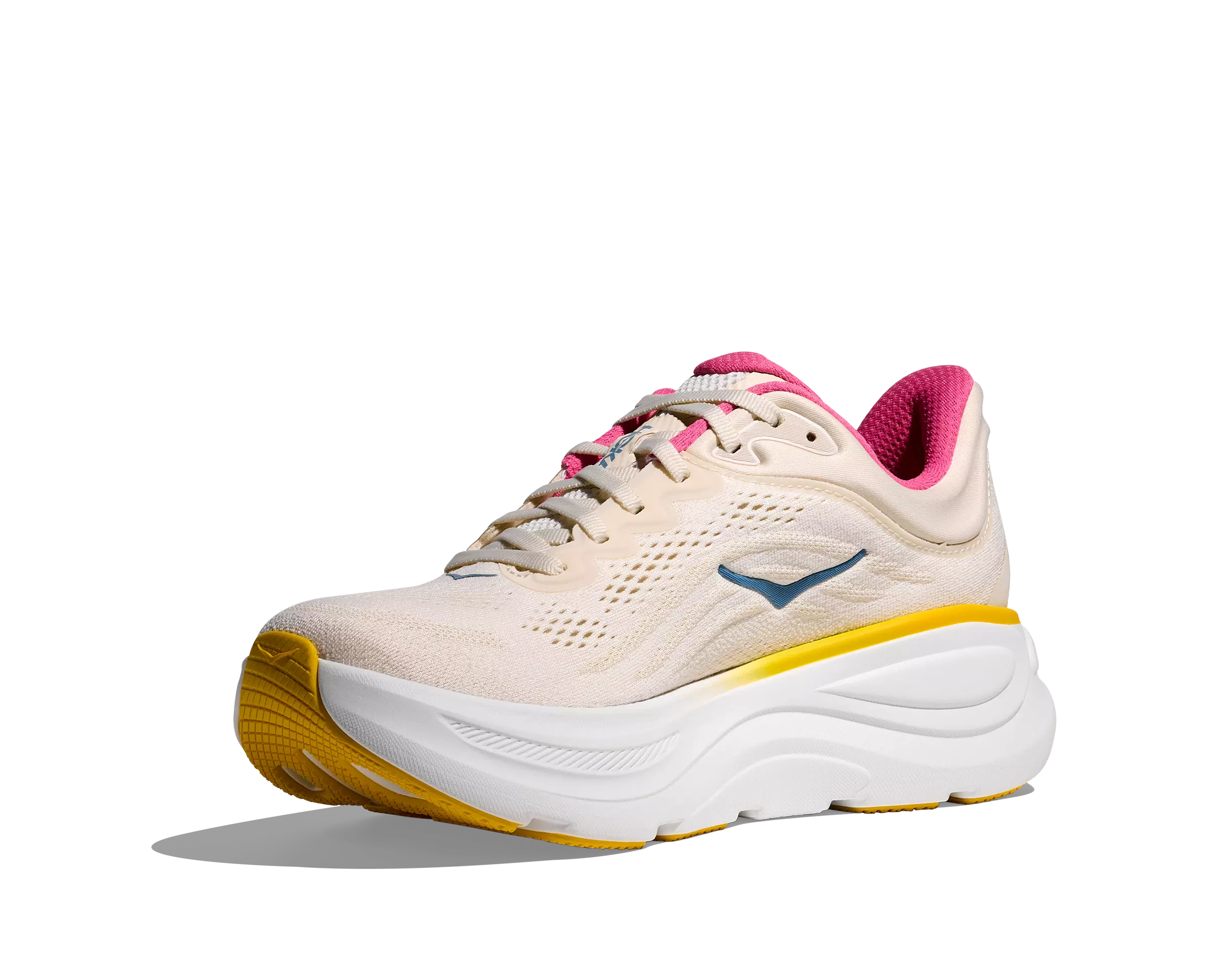 Hoka Bondi 9 "Alabaster/Birch" Women's Running Shoe - CREAM
