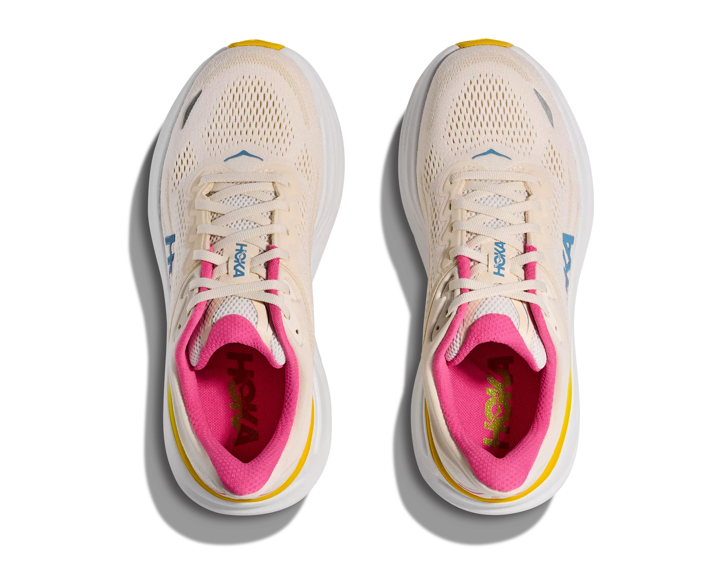 Hoka Bondi 9 "Alabaster/Birch" Women's Running Shoe - CREAM