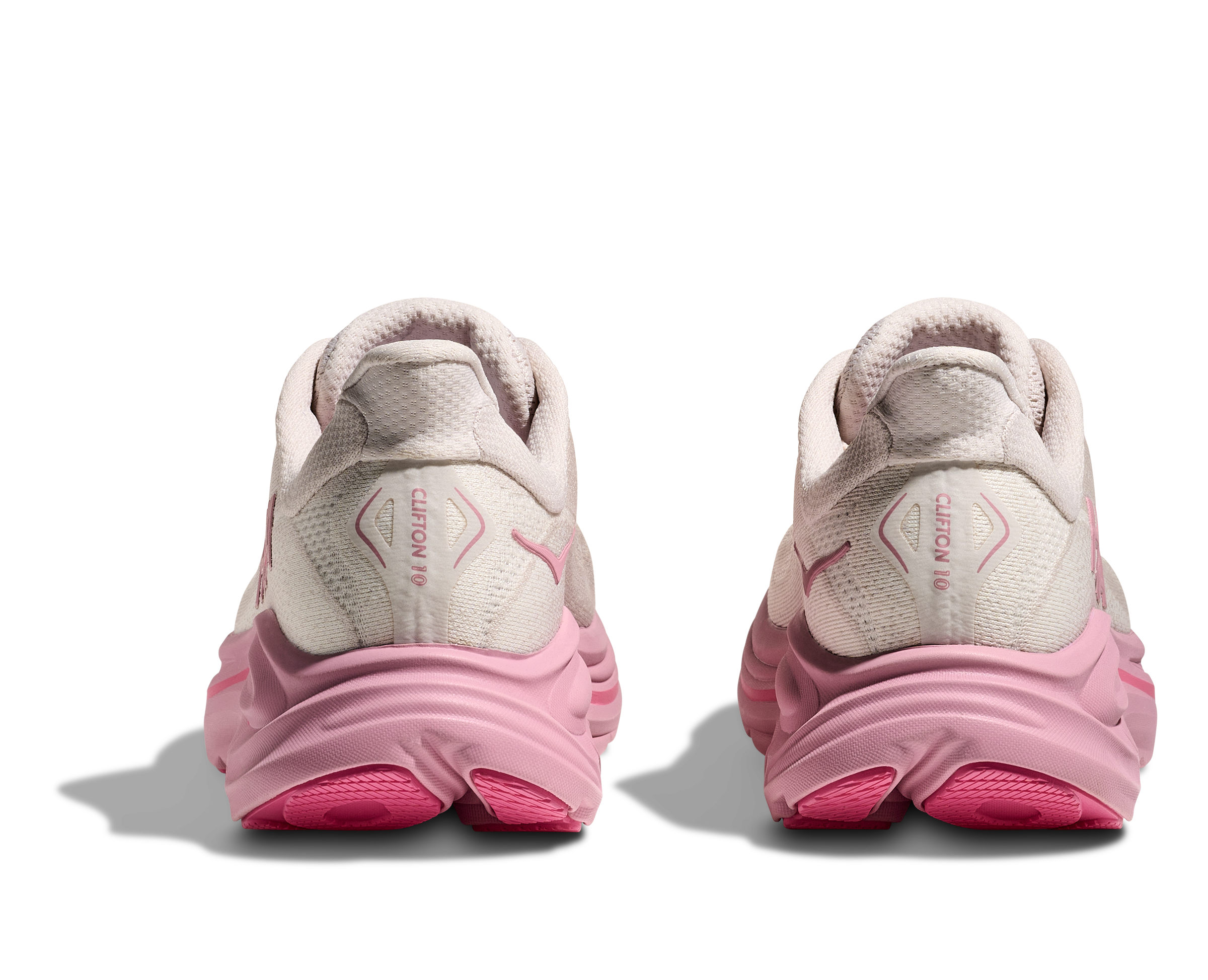 Hoka Clifton 10 "Rose Cream/Dried Rose" Women's Running Shoe - PINK Thumbnail View 4