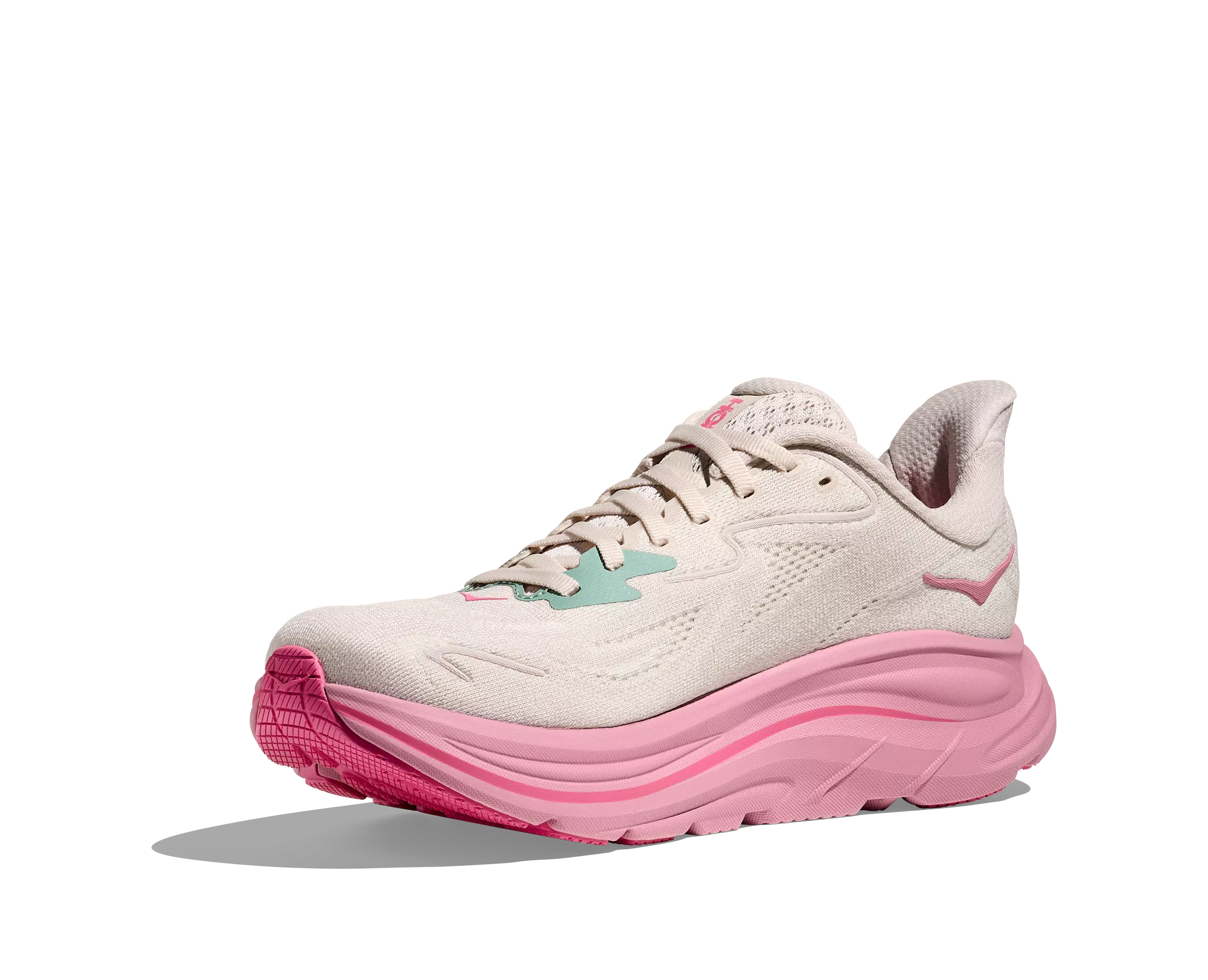 Hoka Clifton 10 "Rose Cream/Dried Rose" Women's Running Shoe - PINK
