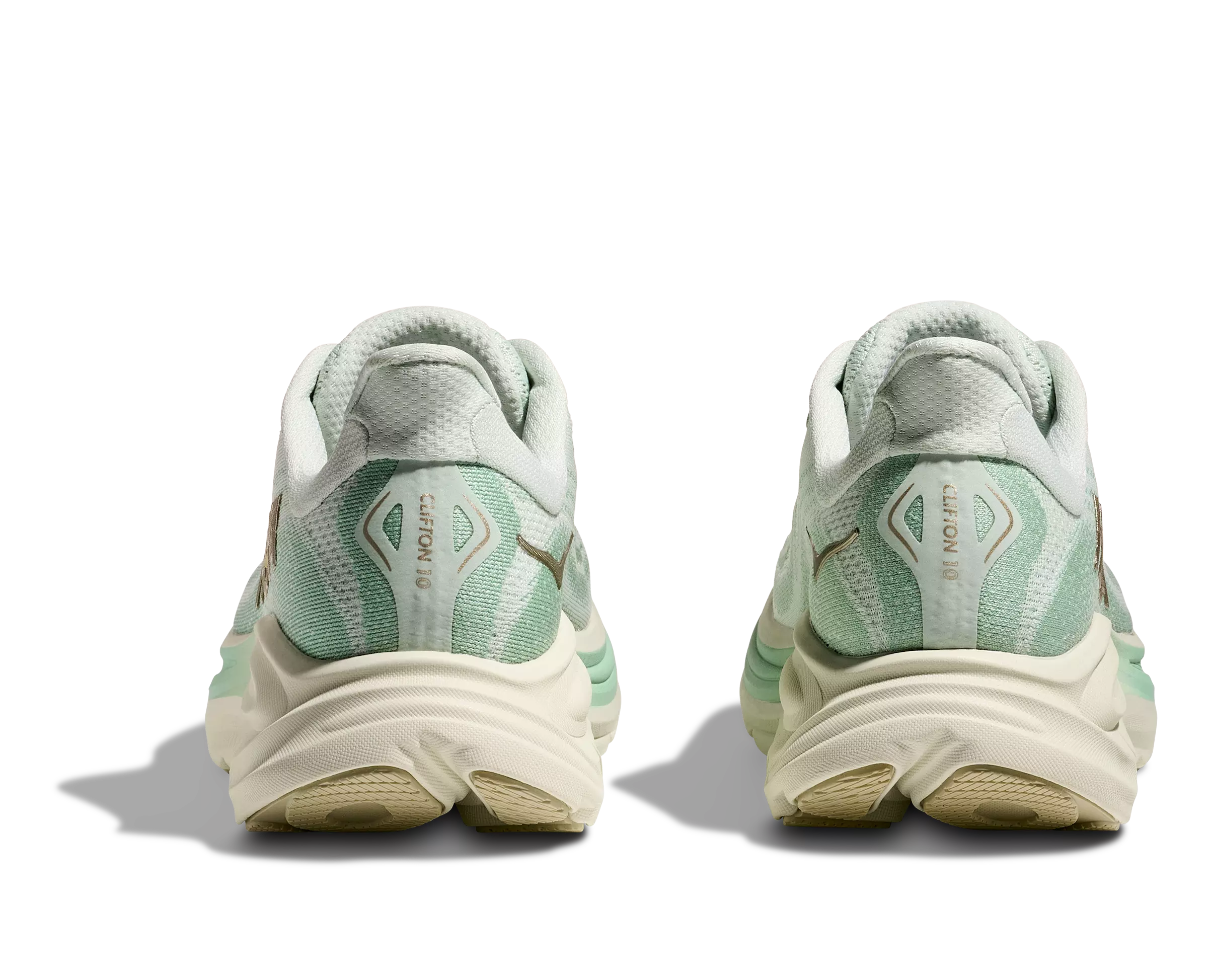 Hoka Clifton 10 "Sea Glass/Jadeite" Women's Running Shoe - LT GREEN