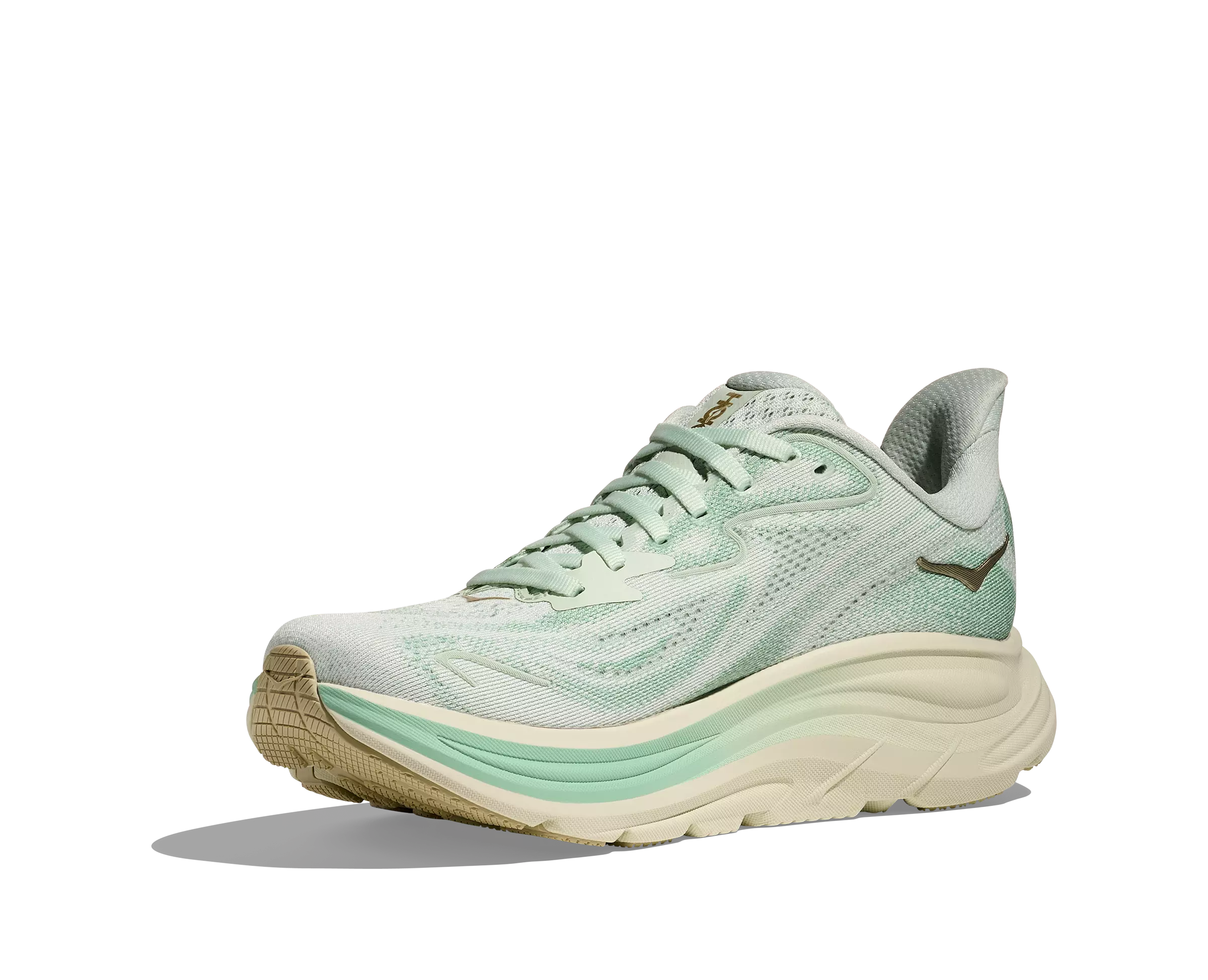 Hoka Clifton 10 "Sea Glass/Jadeite" Women's Running Shoe - LT GREEN