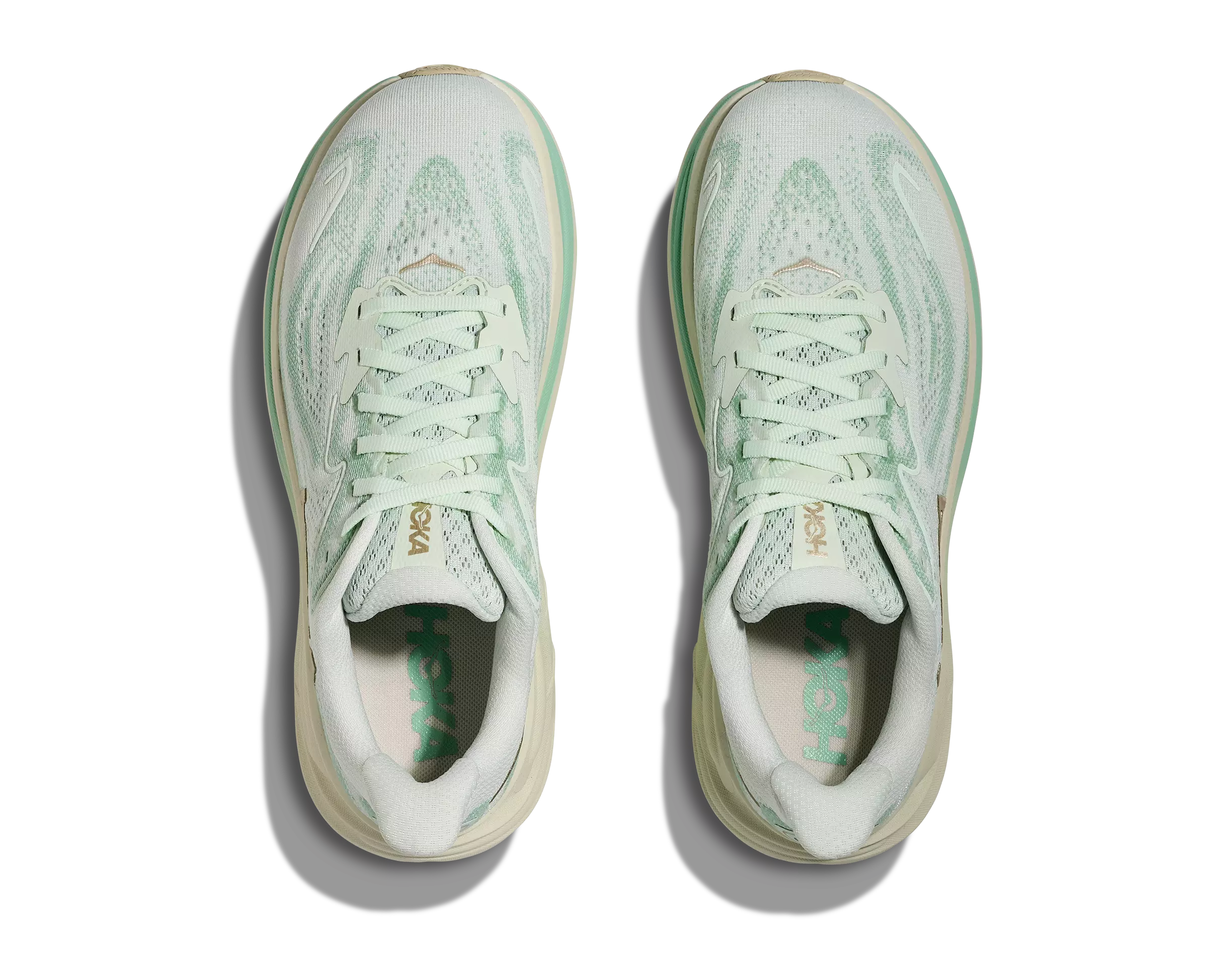 Hoka Clifton 10 "Sea Glass/Jadeite" Women's Running Shoe - LT GREEN