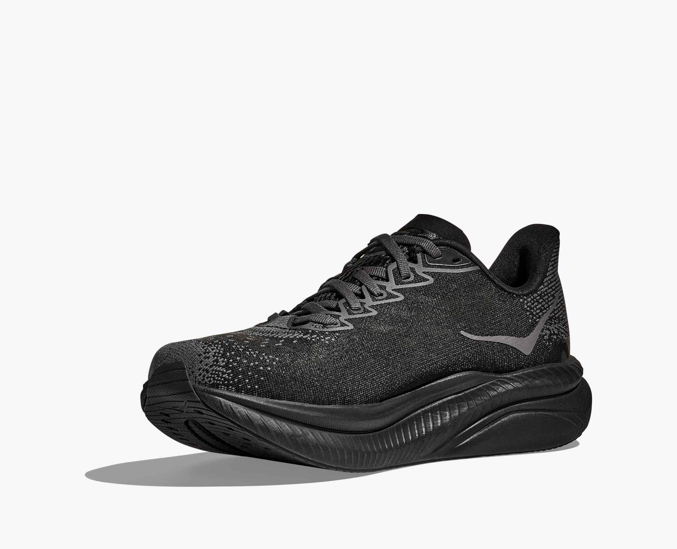 Hoka Mach 6 "Black/Outer Orbit" Women's Running Shoe - BLACK Thumbnail View 3