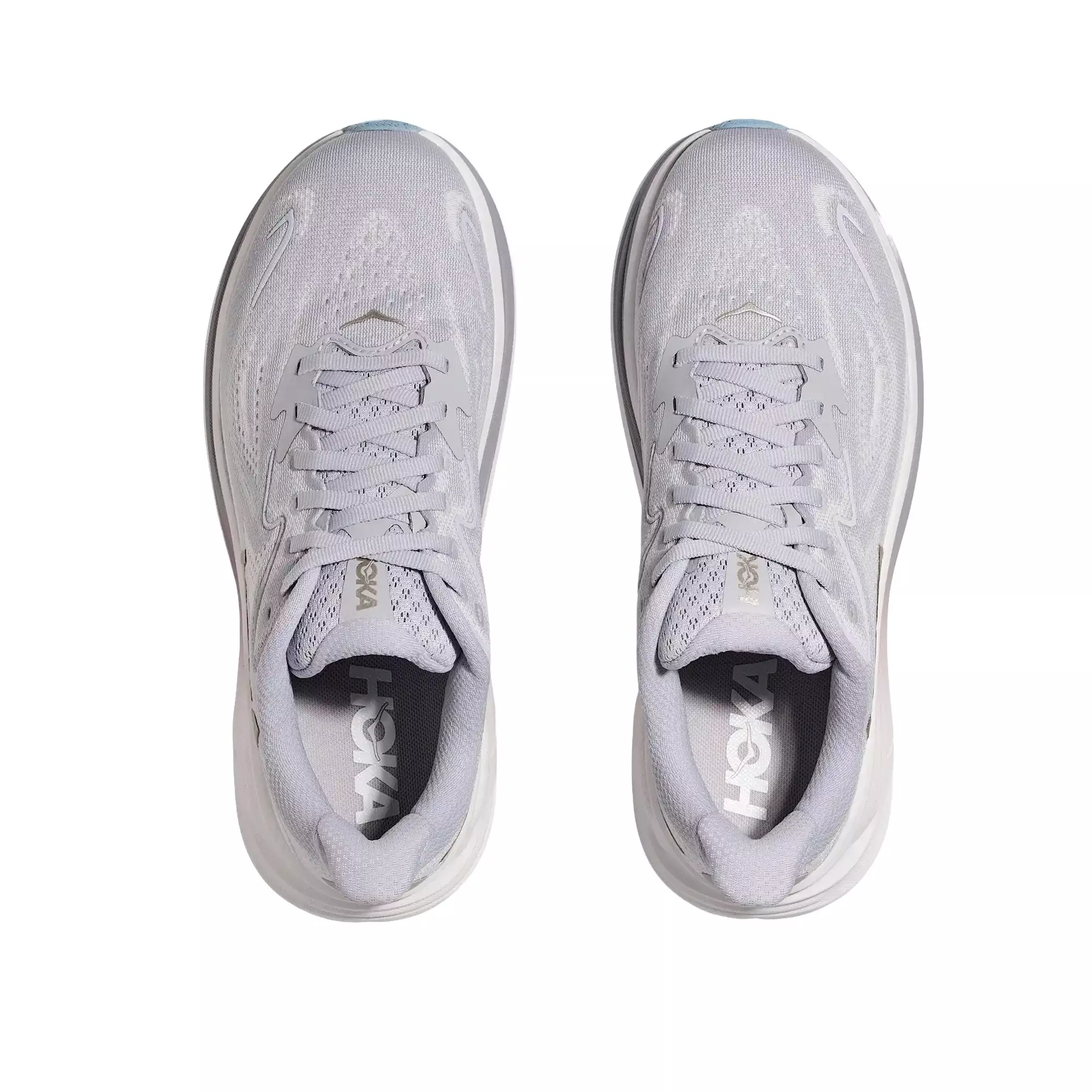 Hoka Clifton 10 "Ash Grey/Foggy Grey" Women's Running Shoe - GREY/GOLD