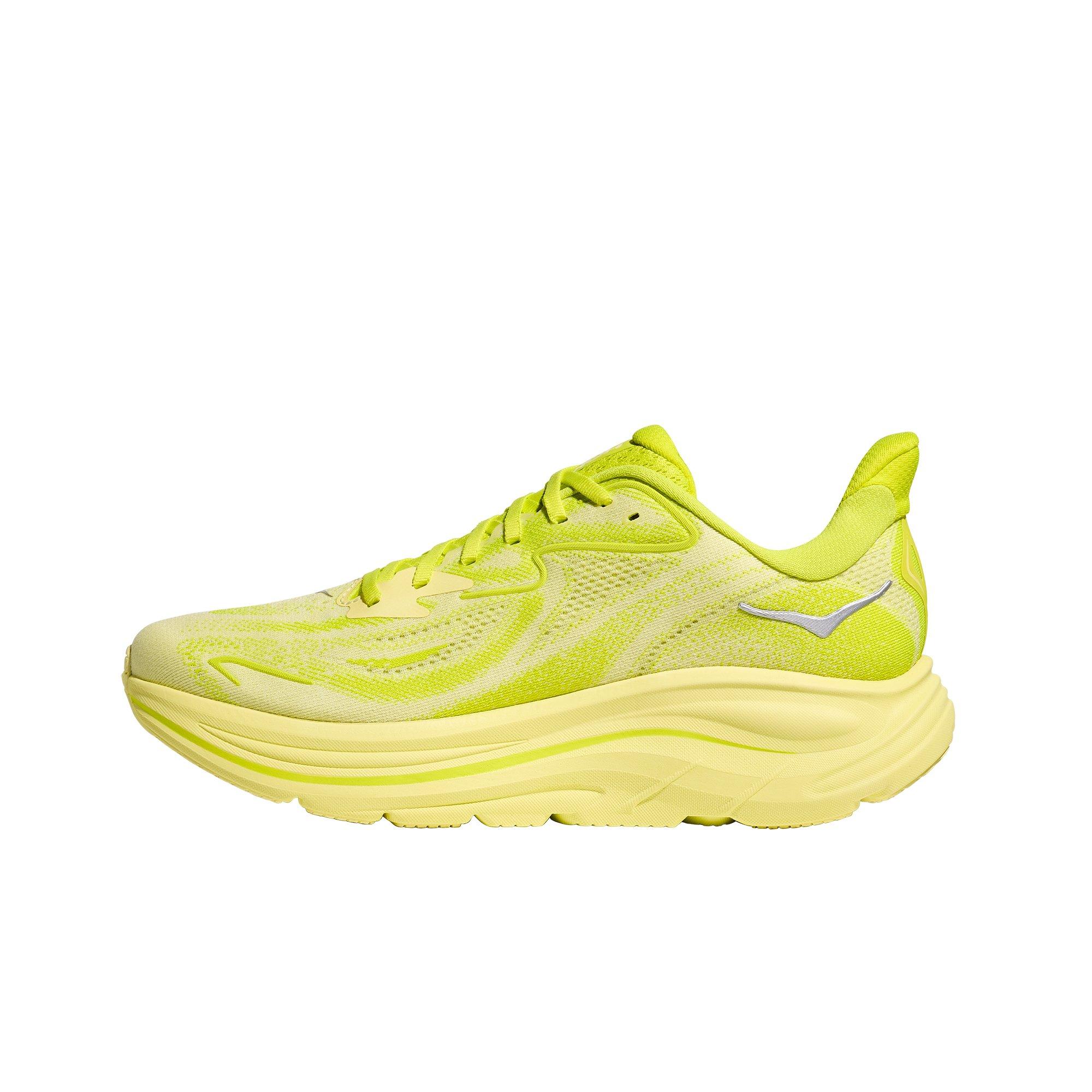 Hoka Clifton 10 "Neon Citrus/Sunlight" Women's Running Shoe - YELLOW Thumbnail View 2
