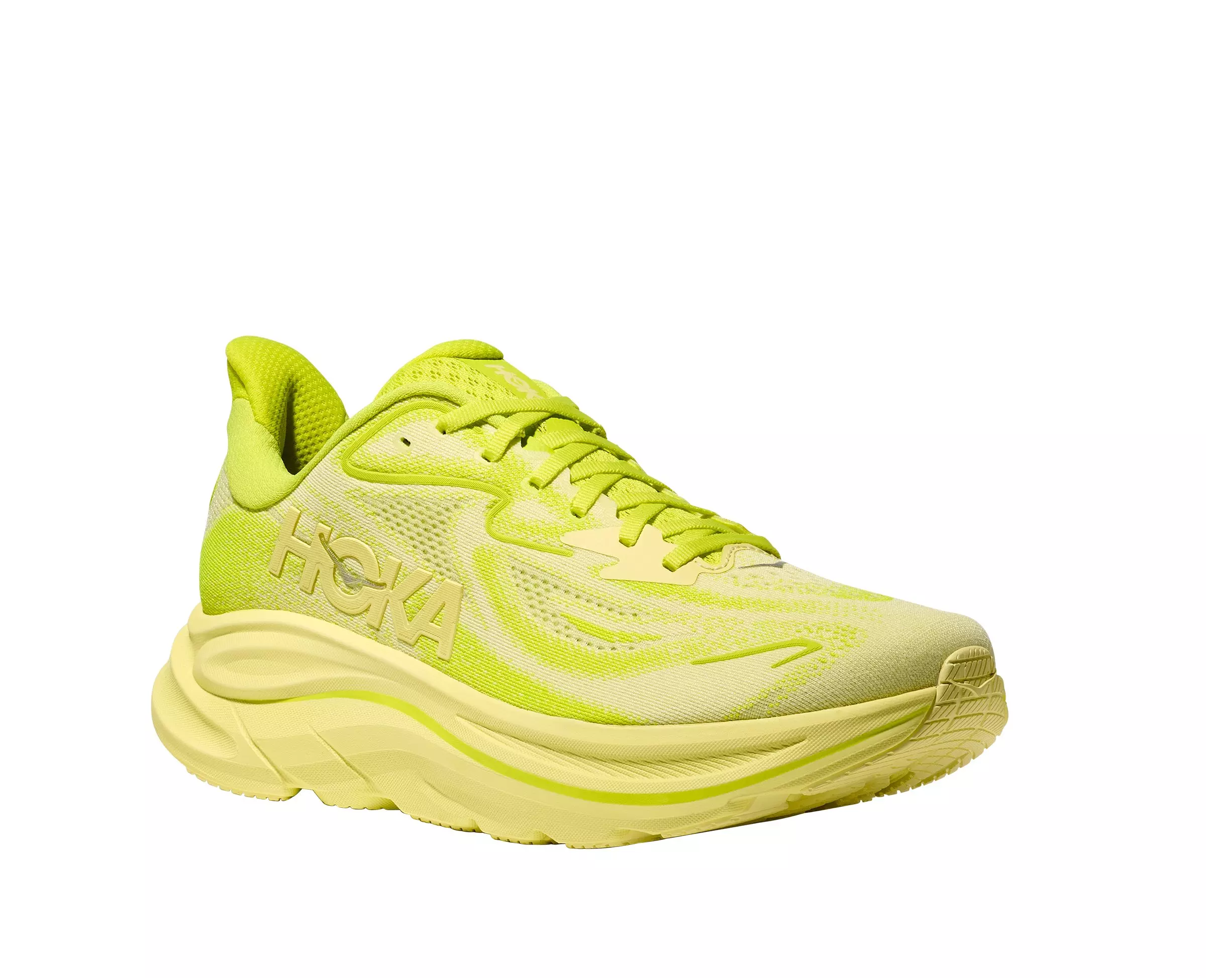 Hoka Clifton 10 "Neon Citrus/Sunlight" Women's Running Shoe - YELLOW