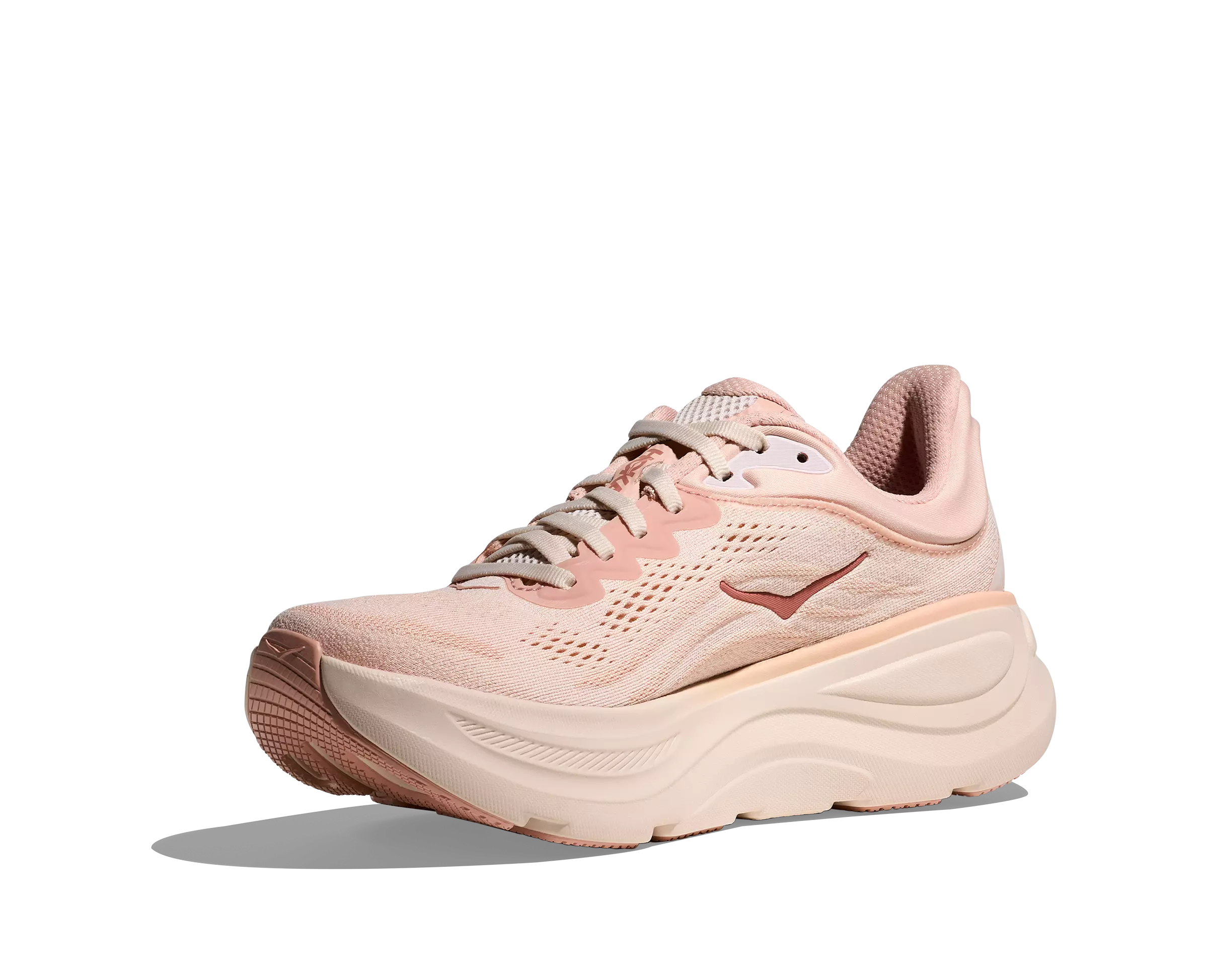 Hoka Bondi 9 "Rose Latte/Rose Cream" Women's Running Shoe - ROSE