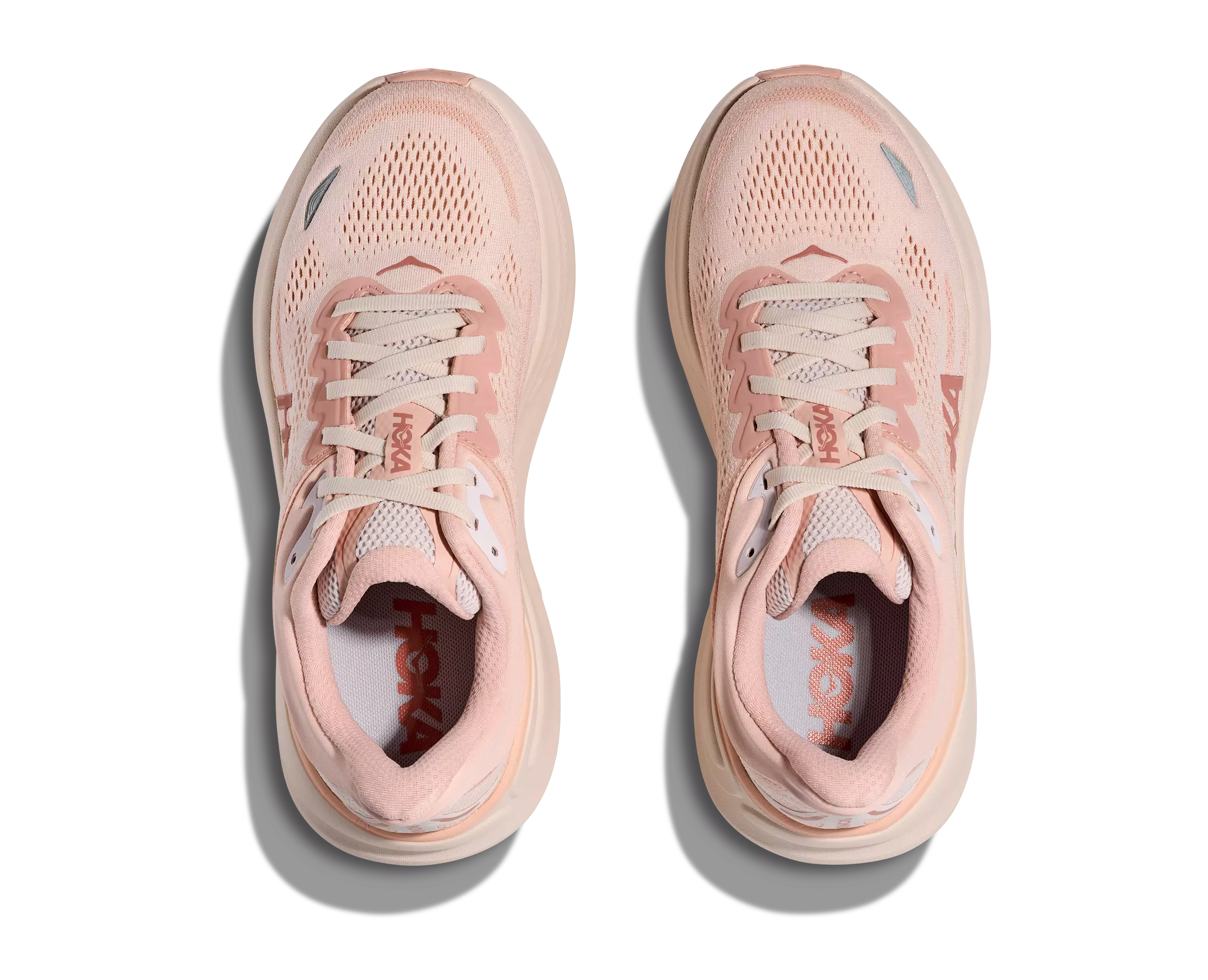 Hoka Bondi 9 "Rose Latte/Rose Cream" Women's Running Shoe - ROSE