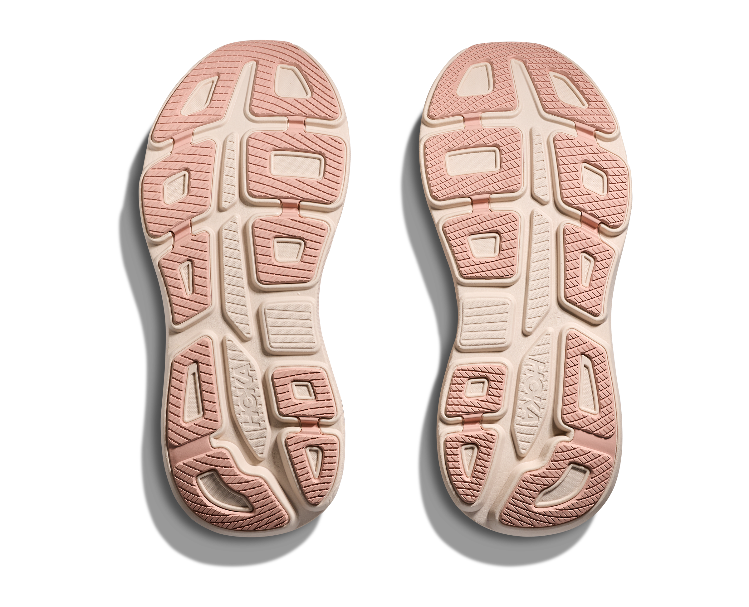 Hoka Bondi 9 "Rose Latte/Rose Cream" Women's Running Shoe - ROSE Thumbnail View 8