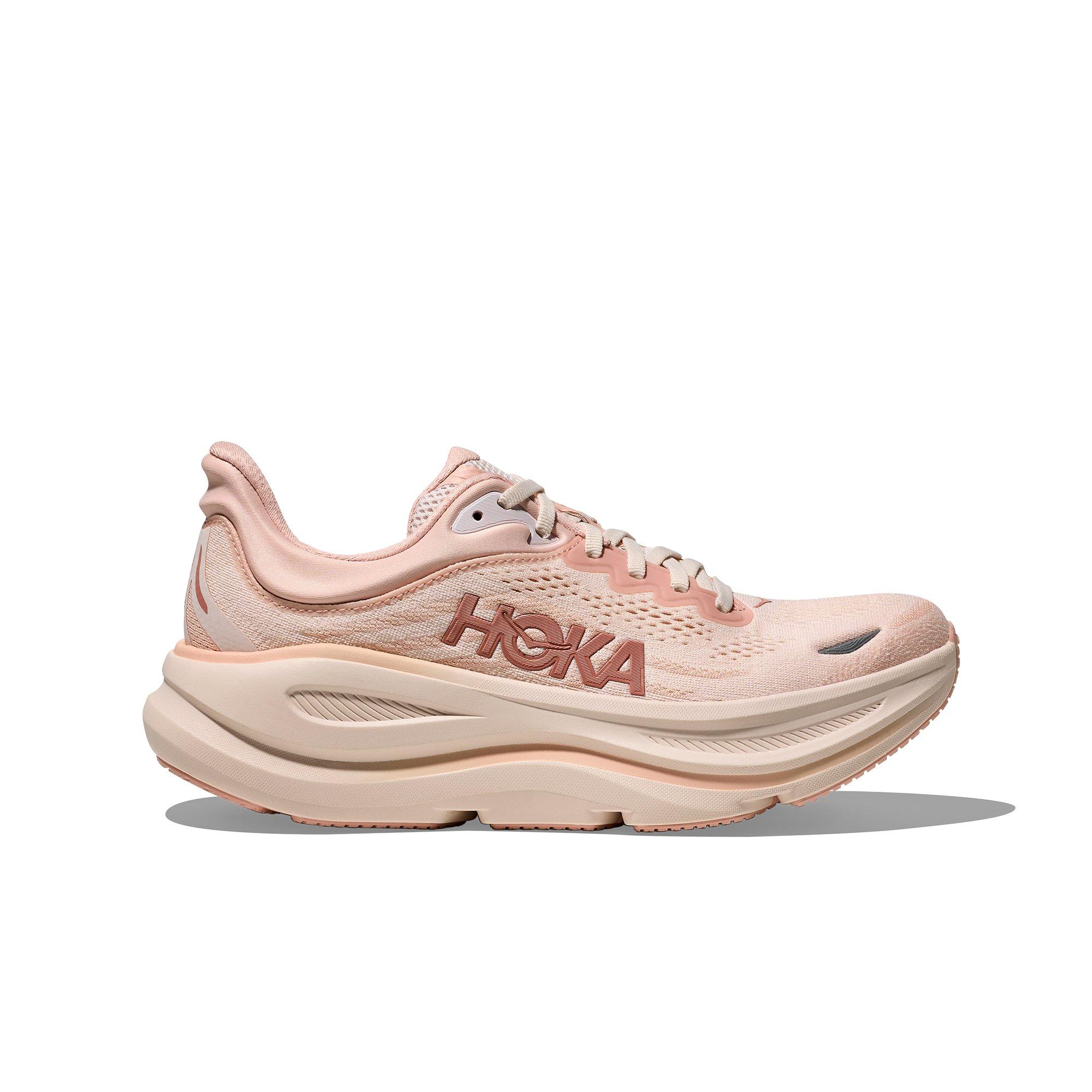 Hoka Bondi 9 "Rose Latte/Rose Cream" Women's Running Shoe - ROSE Thumbnail View 1