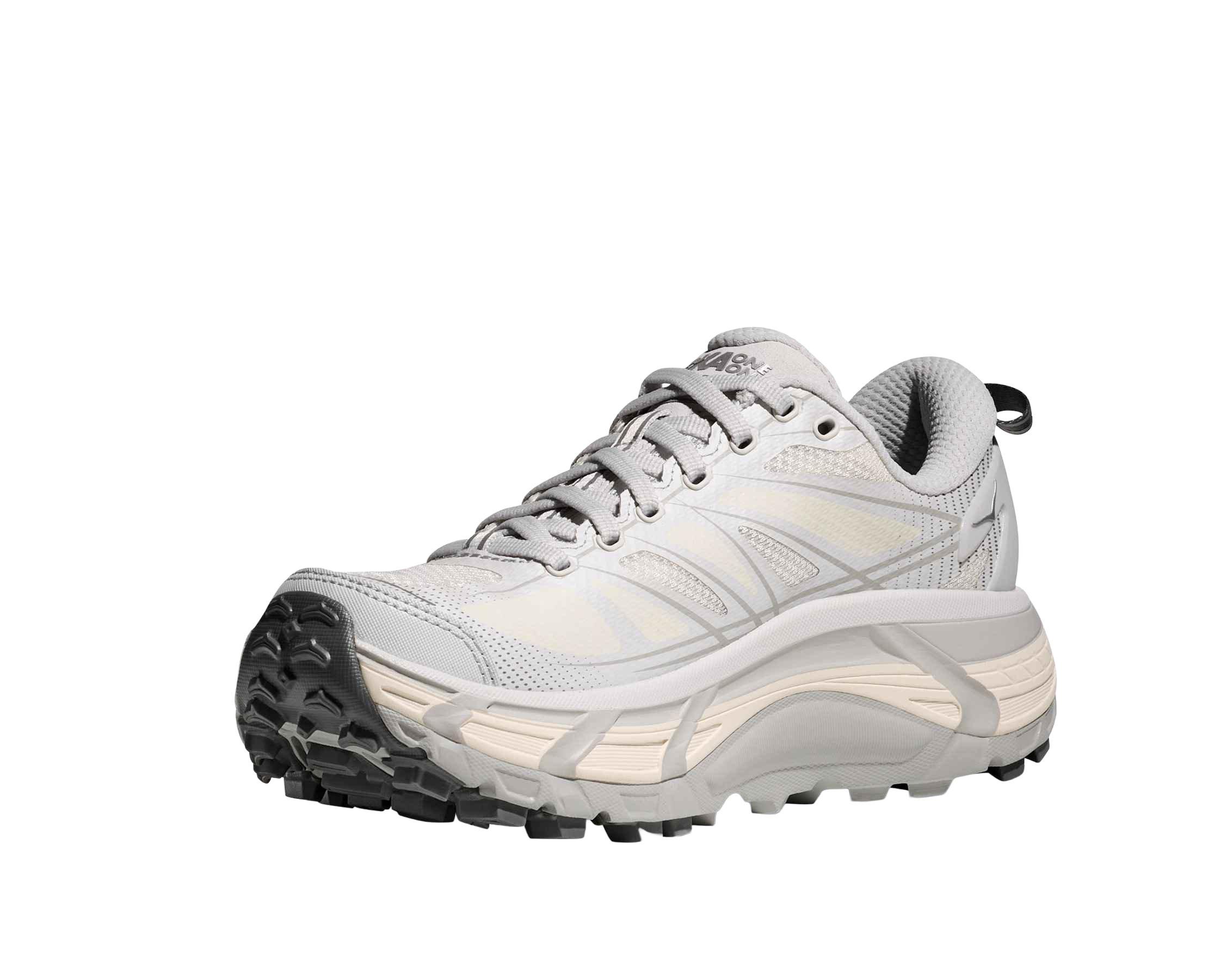 Hoka Mafate Speed 2 "Cosmic Grey/Alabaster" Unisex Trail Running Shoe - GREY Thumbnail View 3