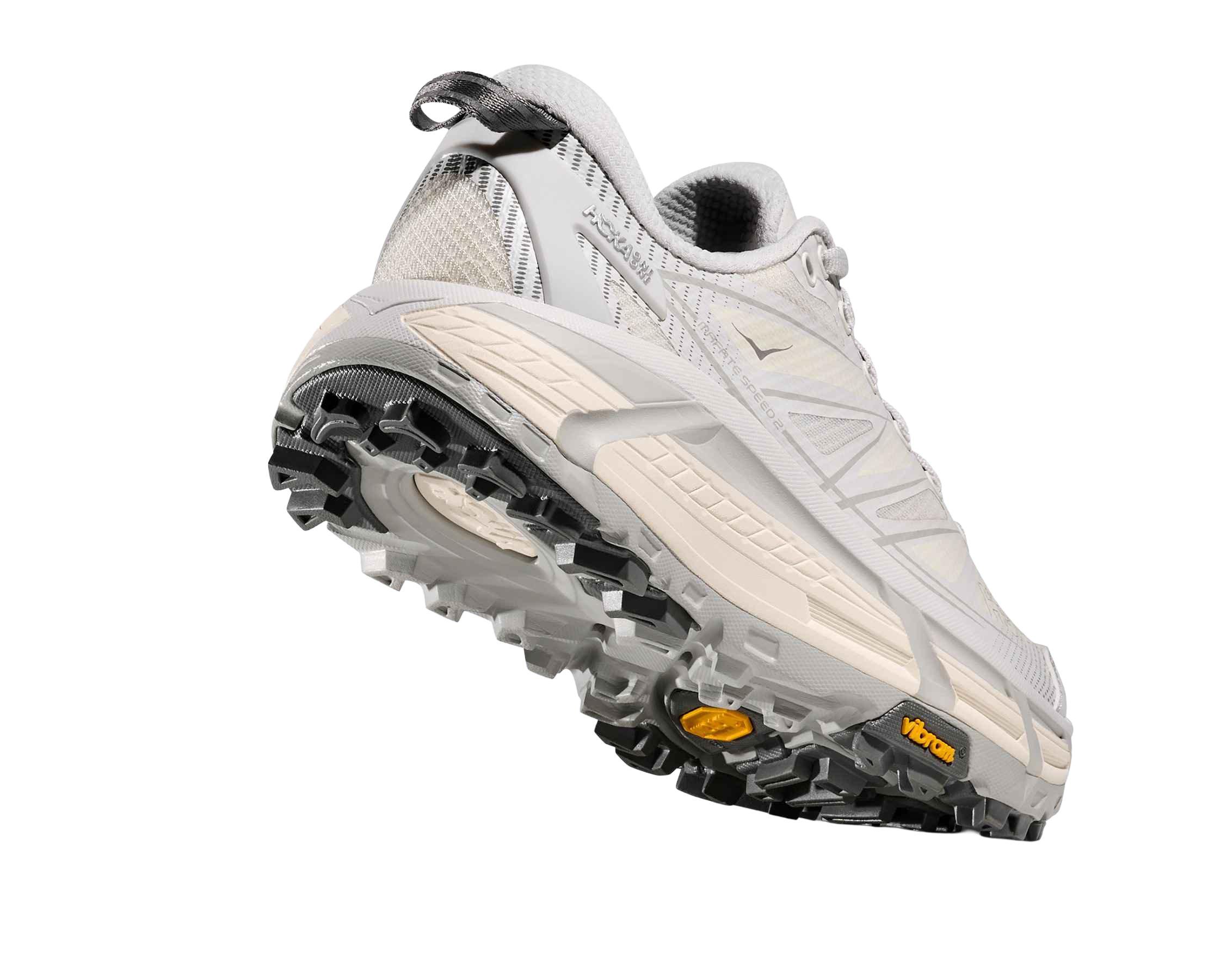 Hoka Mafate Speed 2 "Cosmic Grey/Alabaster" Unisex Trail Running Shoe - GREY Thumbnail View 4