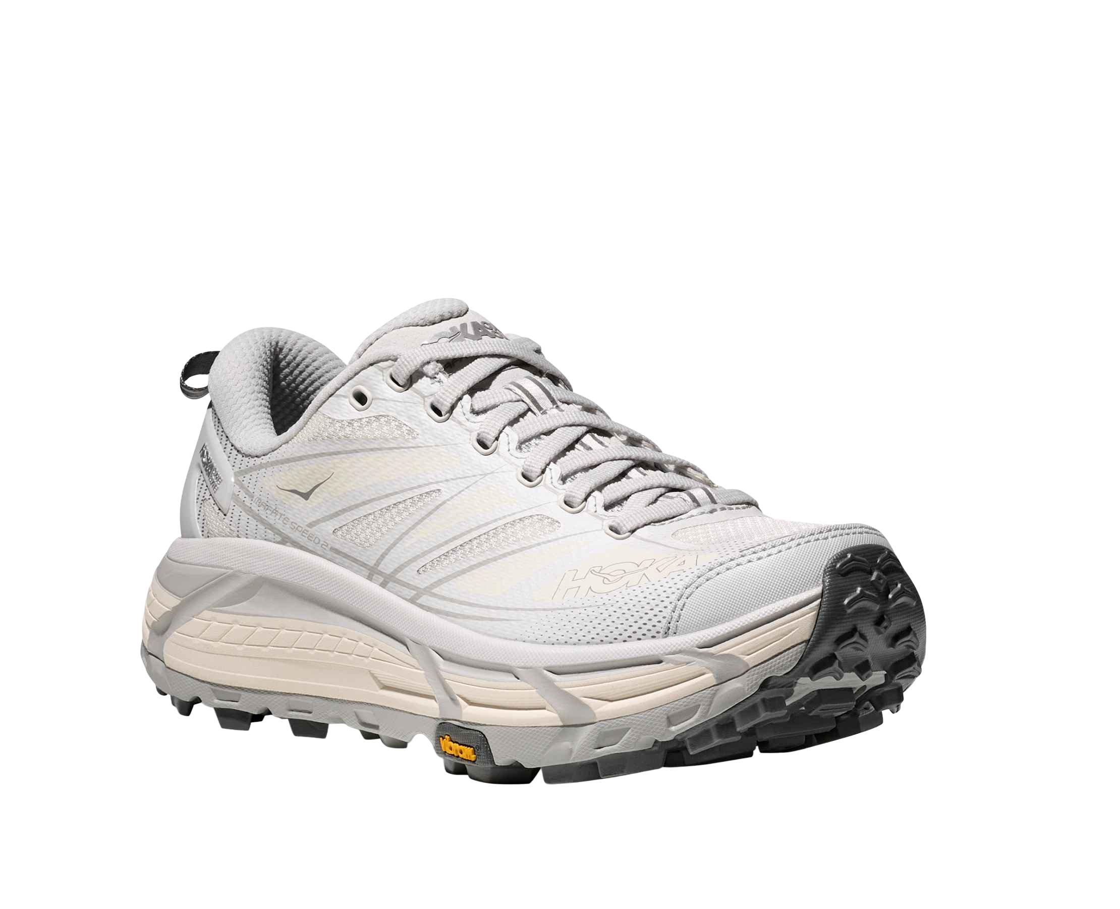 Hoka Mafate Speed 2 "Cosmic Grey/Alabaster" Unisex Trail Running Shoe - GREY Thumbnail View 6