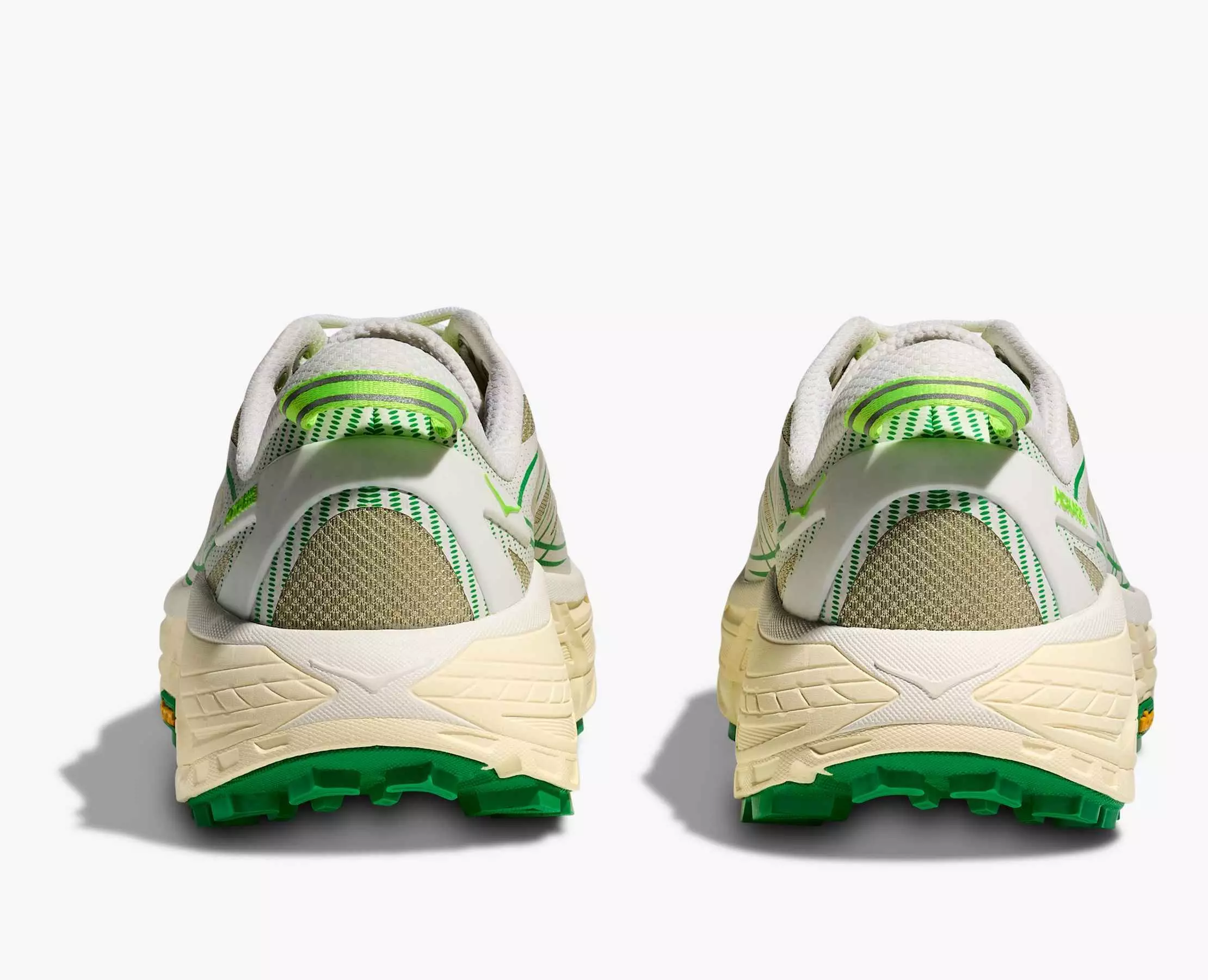 Hoka Mafate 2 "White/Fresh Cut Grass" Unisex Running Shoe - WHITE/GREEN