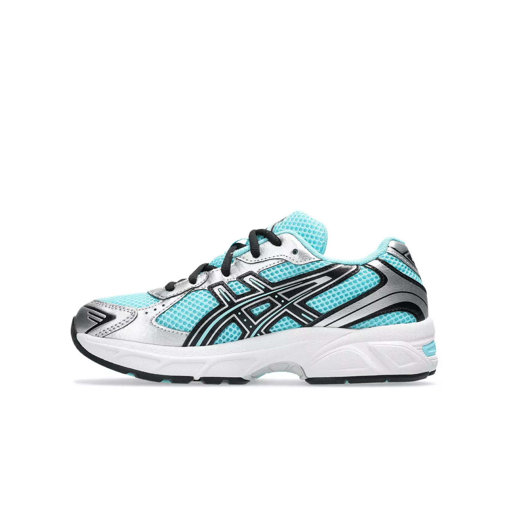 ASICS GEL-1130 "Turquoise/Silver/Black" Grade School Kids' Shoe