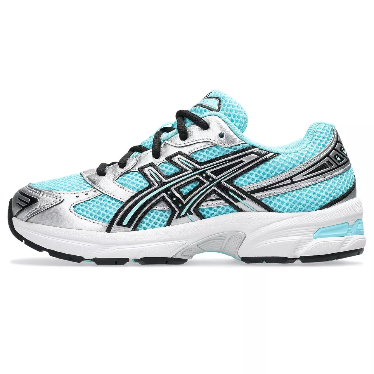 ASICS GEL-1130 "Turquoise/Silver/Black" Grade School Kids' Shoe - LT BLUE/GREY