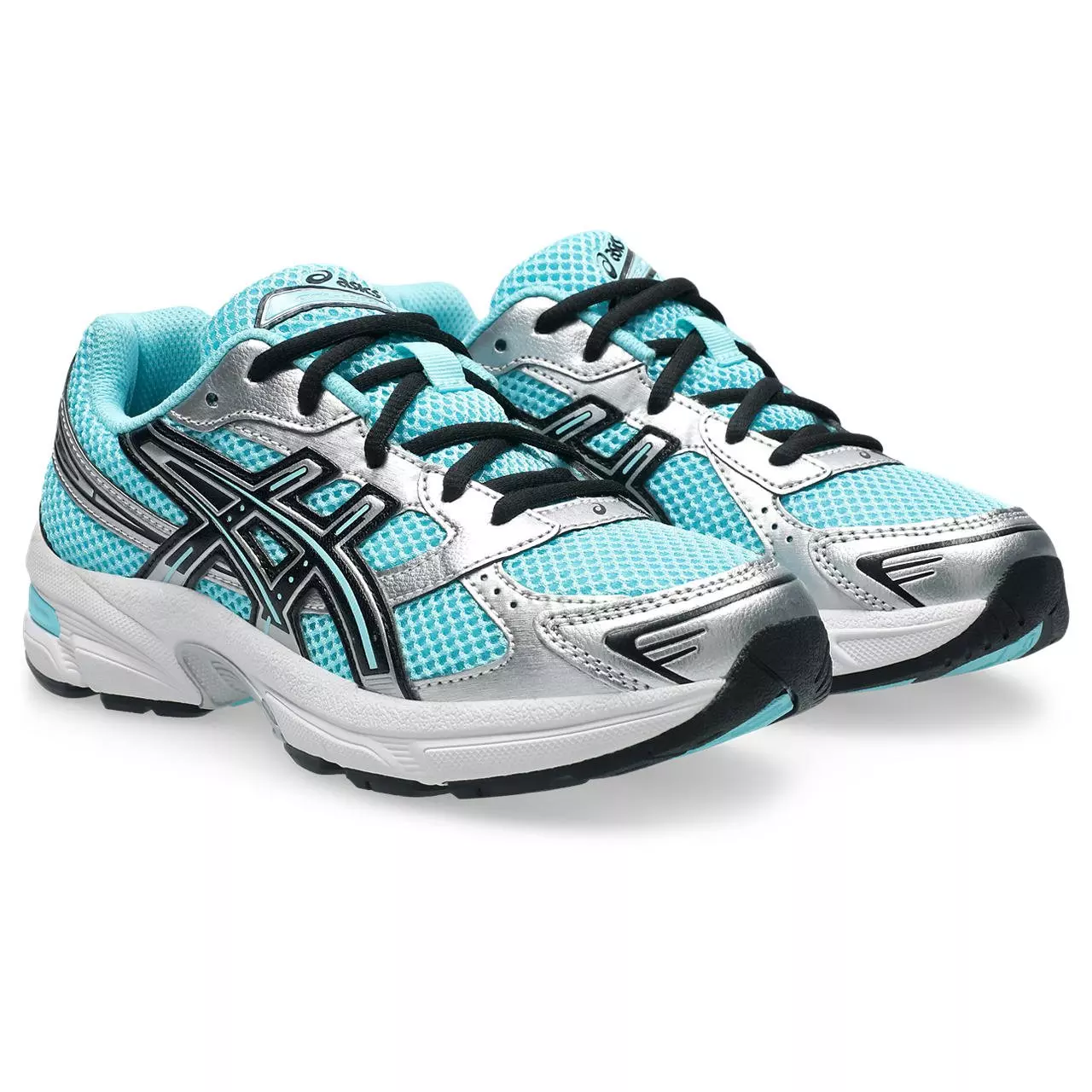 ASICS GEL-1130 "Turquoise/Silver/Black" Grade School Kids' Shoe - LT BLUE/GREY