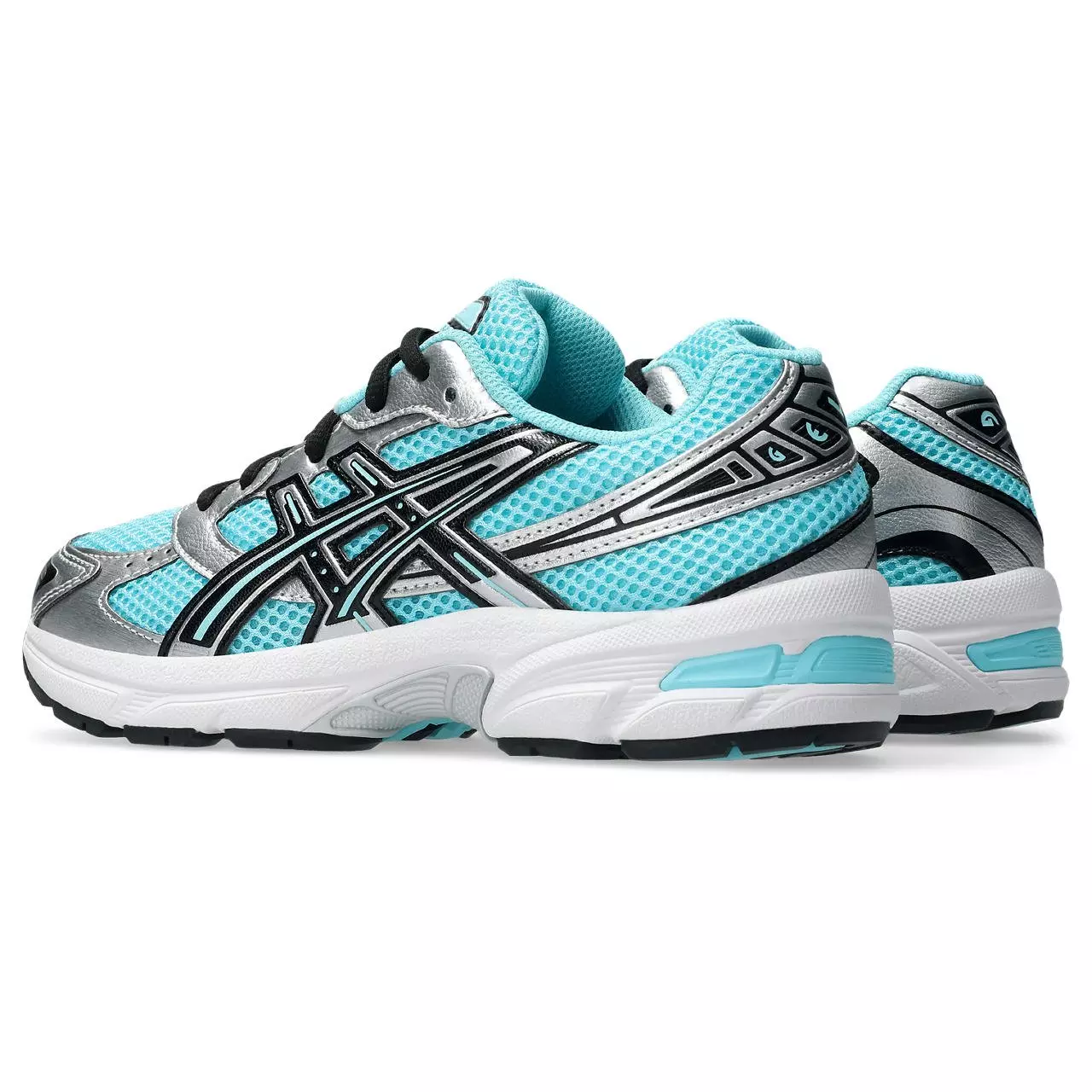 ASICS GEL-1130 "Turquoise/Silver/Black" Grade School Kids' Shoe - LT BLUE/GREY