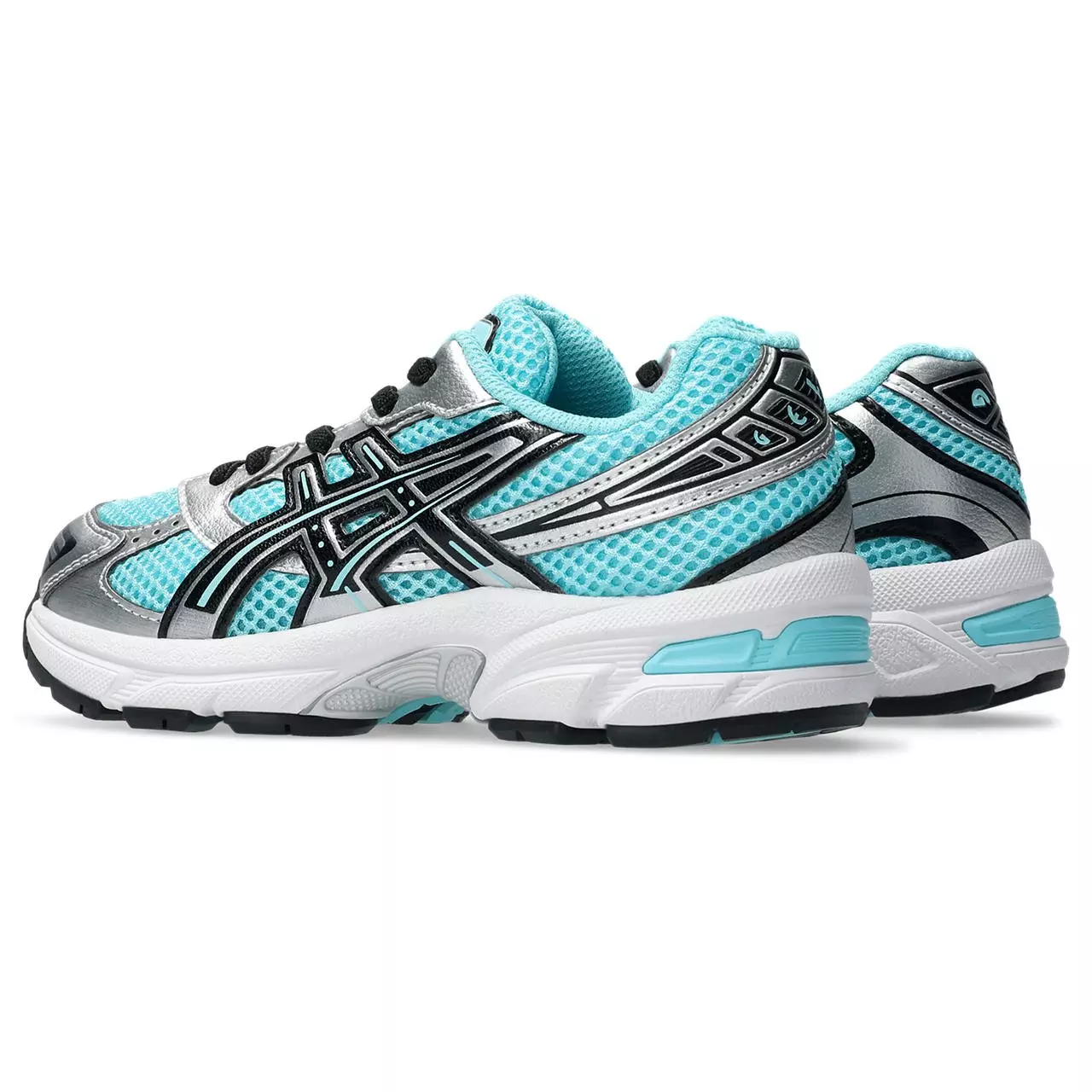 ASICS GEL-1130 "Turquoise/Silver/Black" Preschool Kids' Shoe - LT BLUE/GREY