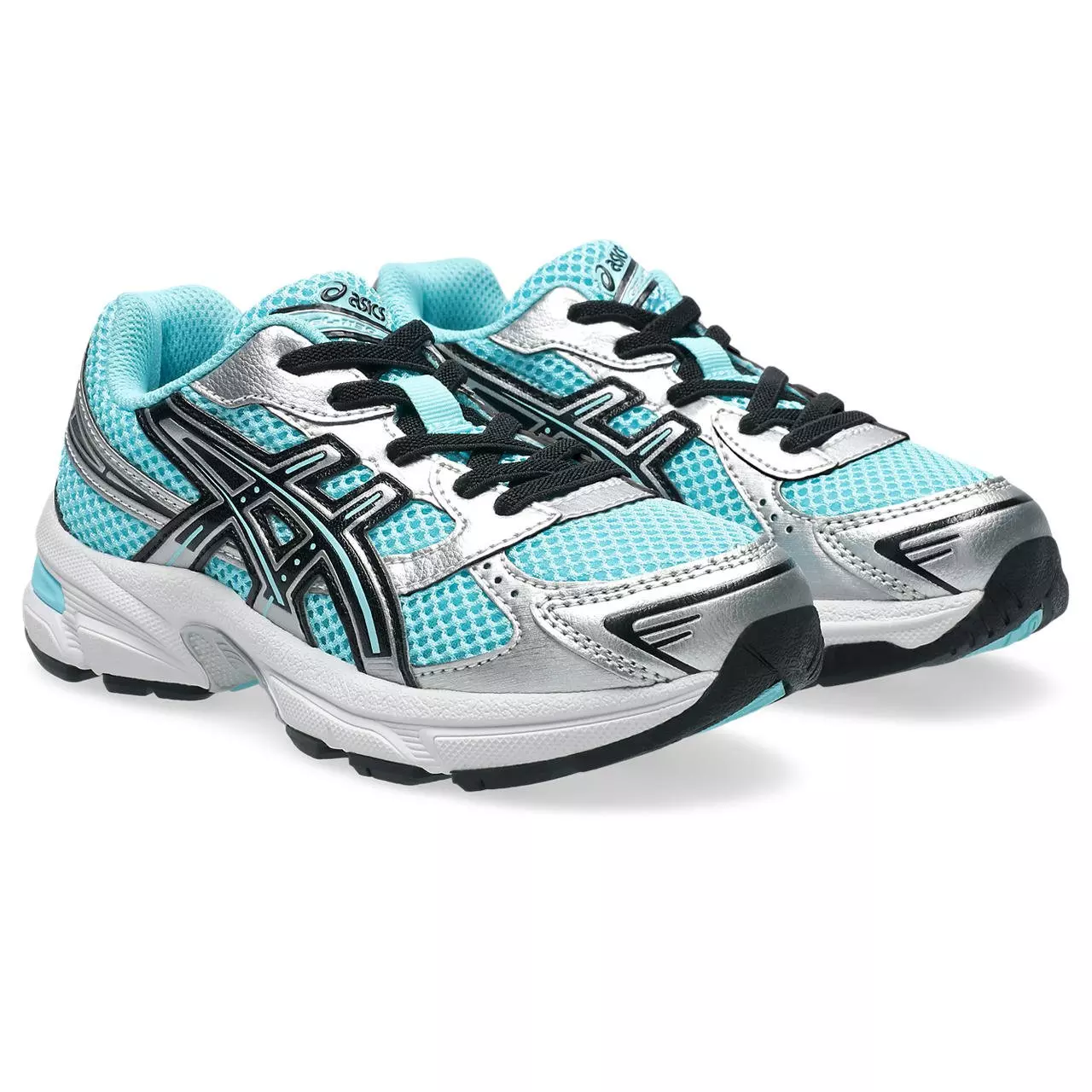 ASICS GEL-1130 "Turquoise/Silver/Black" Preschool Kids' Shoe - LT BLUE/GREY