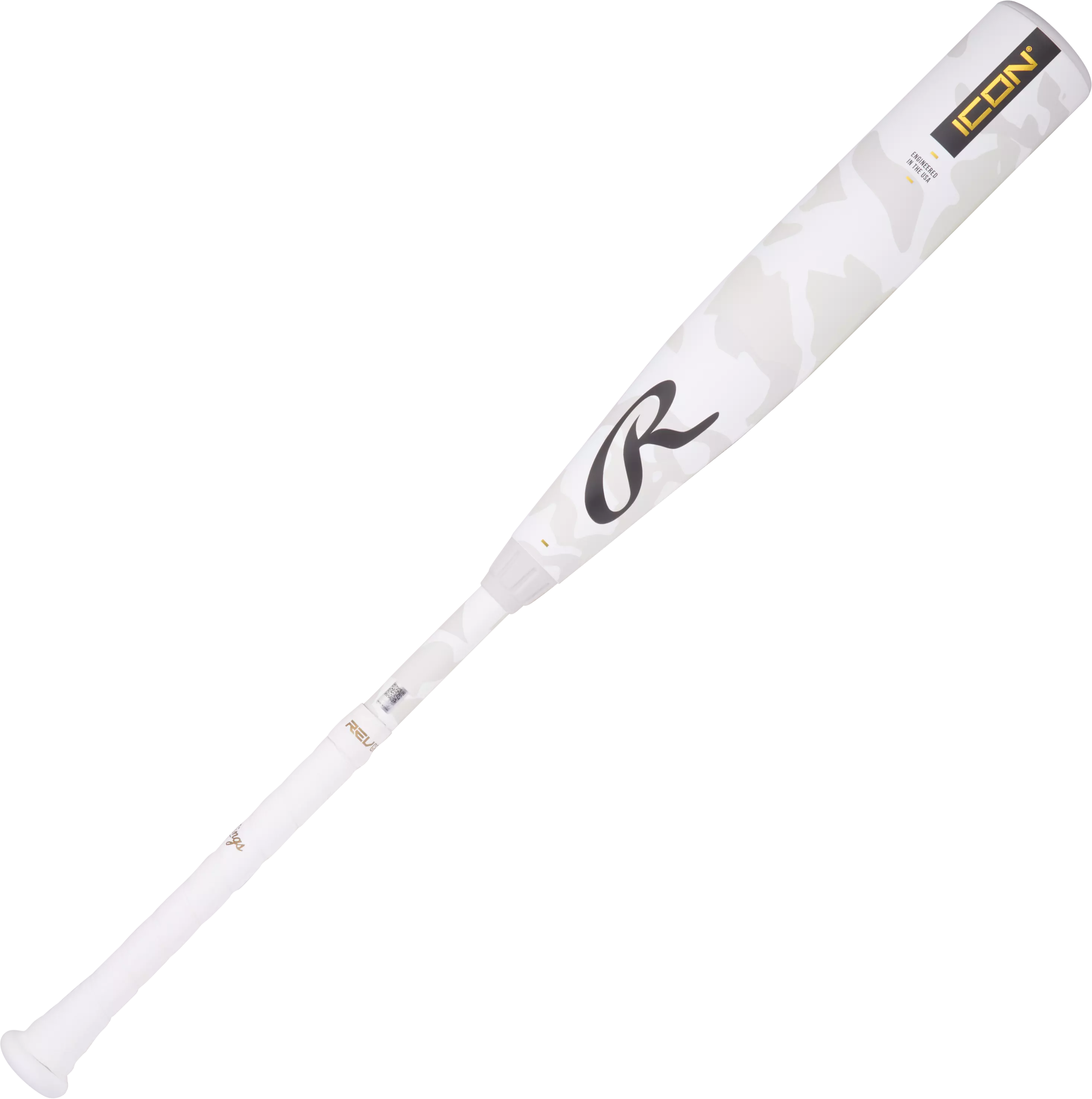 Rawlings Icon USSSA Youth 28/18 Baseball Bat (-10) 2025 - WHITE