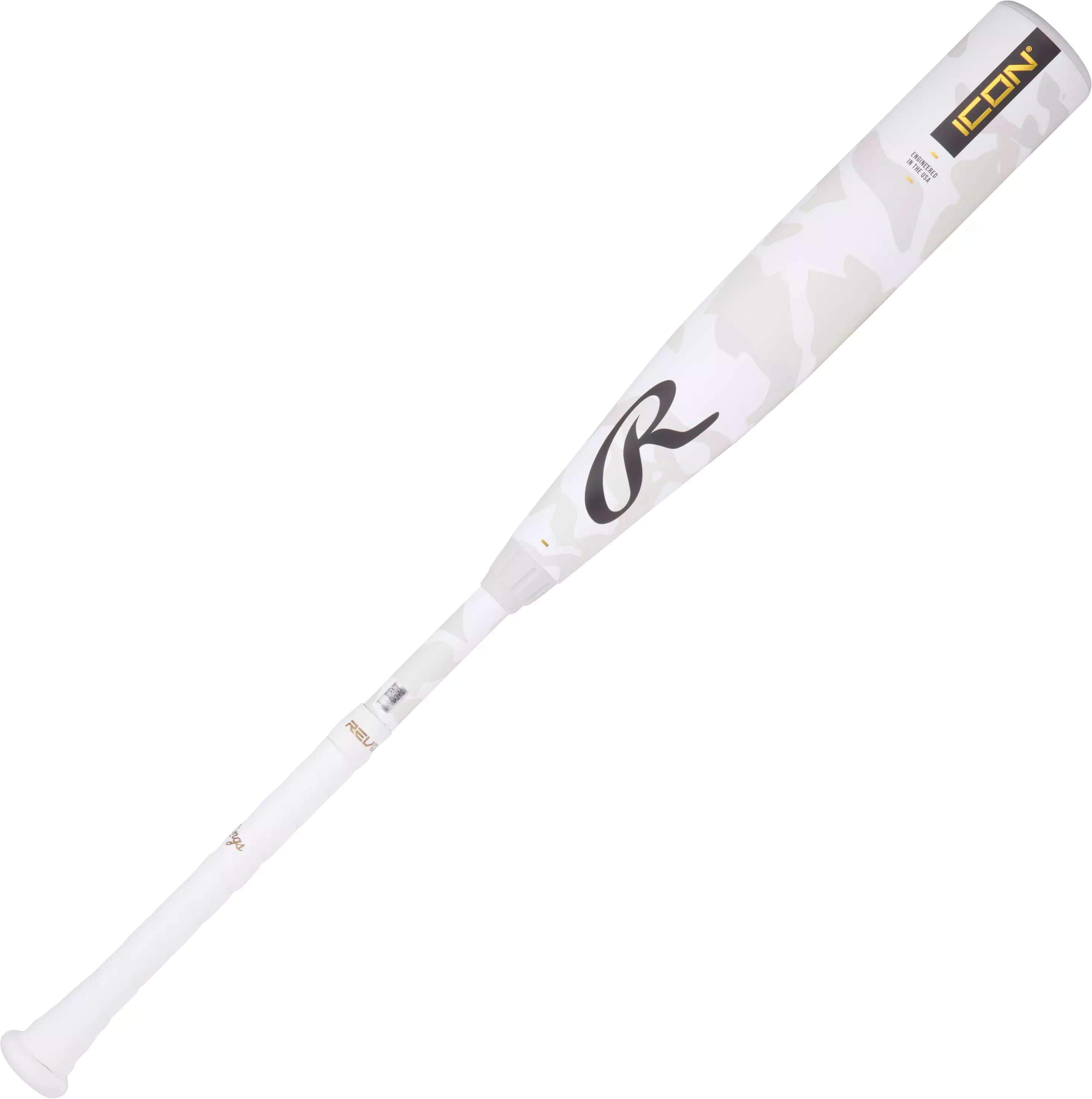 Rawlings Icon USSSA Youth Baseball Bat (-10) 2025 - WHITE