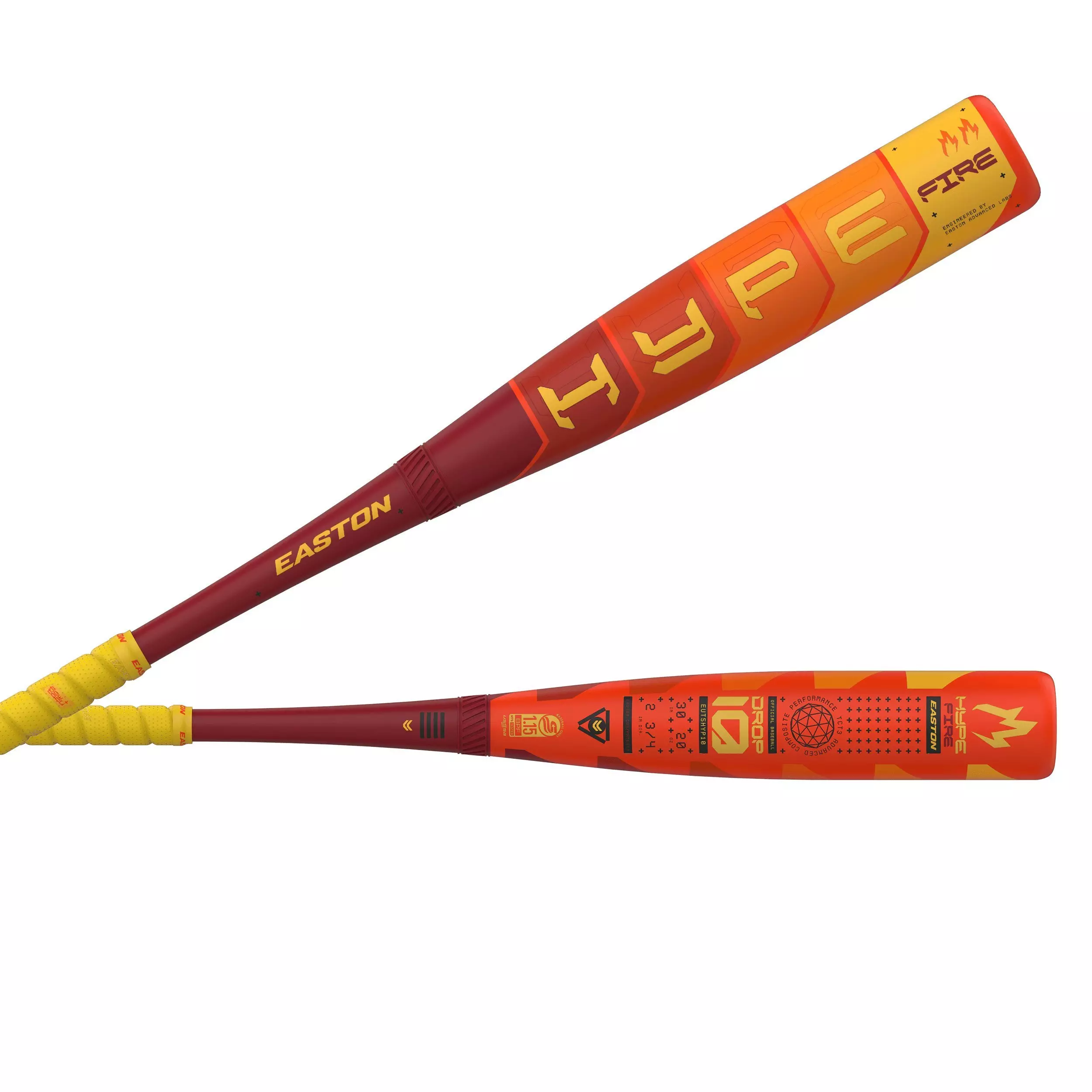 Easton Hype Fire USSSA 27/17 Baseball Bat (-10) 2025 - ORANGE