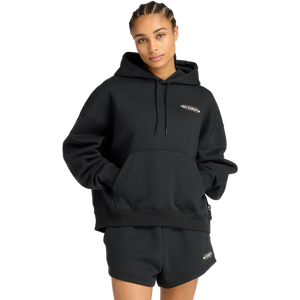 New Balance Women's Reimagined Fleece Hoodie-Black