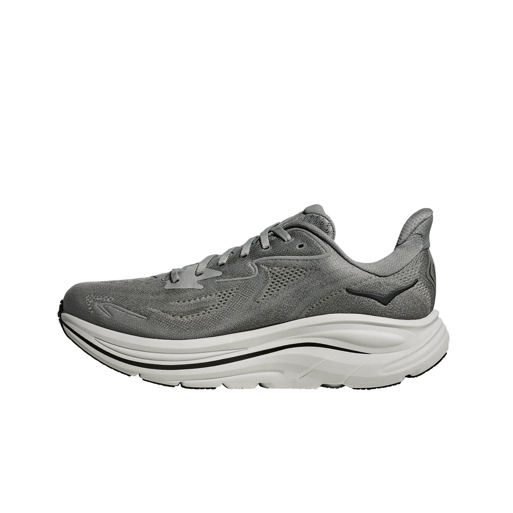 Hoka Clifton 10 "Galactic Grey/Asteroid" Men's Running Shoe - GREY/BLACK Thumbnail View 2