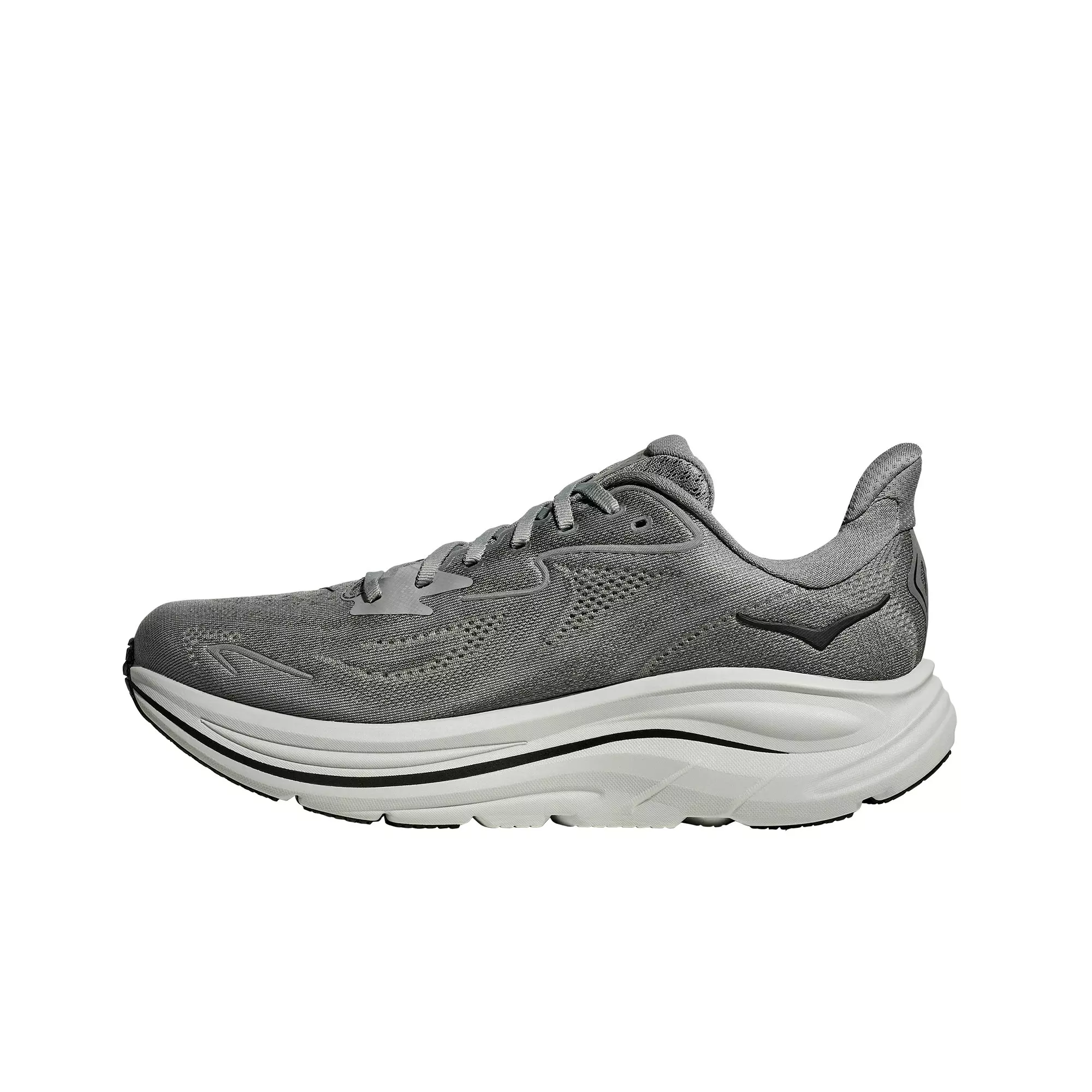 Hoka Clifton 10 "Galactic Grey/Asteroid" Men's Running Shoe - GREY/BLACK