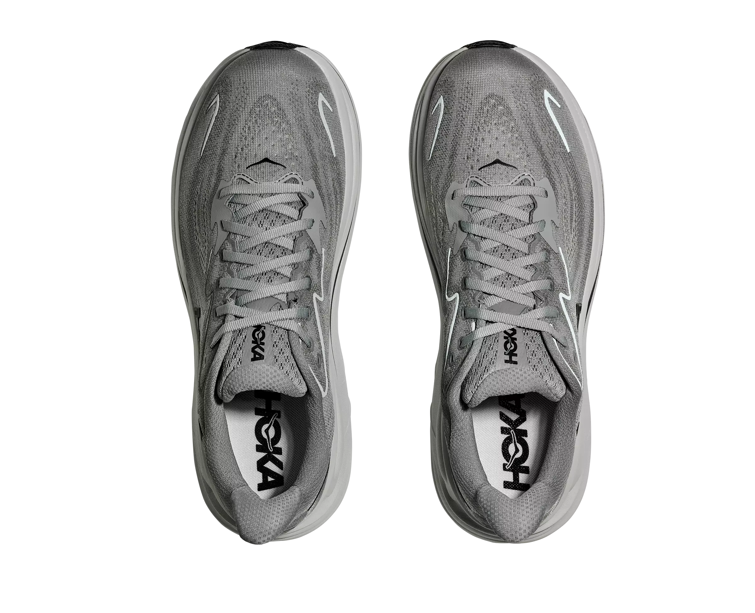 Hoka Clifton 10 "Galactic Grey/Asteroid" Men's Running Shoe - GREY/BLACK