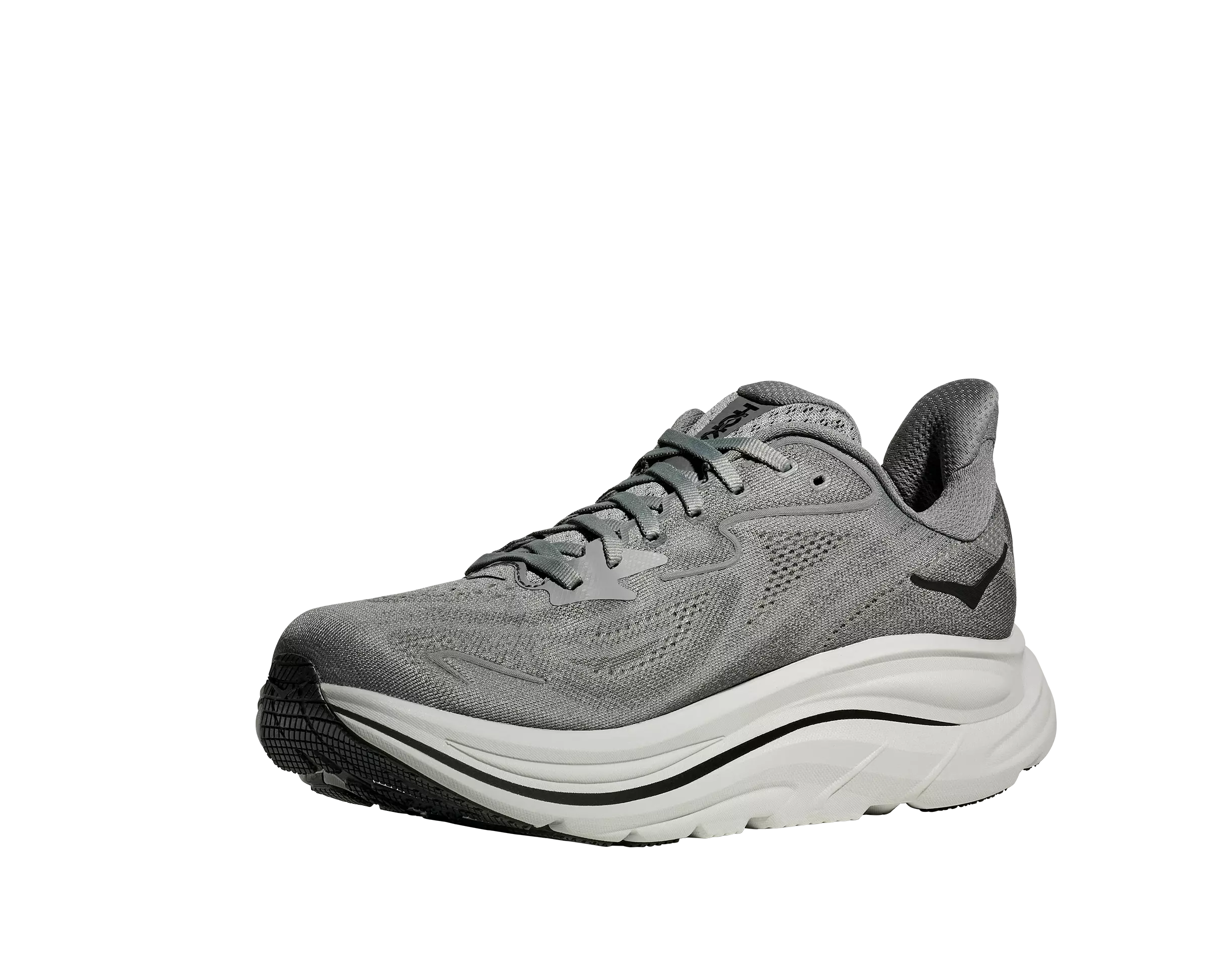 Hoka Clifton 10 "Galactic Grey/Asteroid" Men's Running Shoe - GREY/BLACK