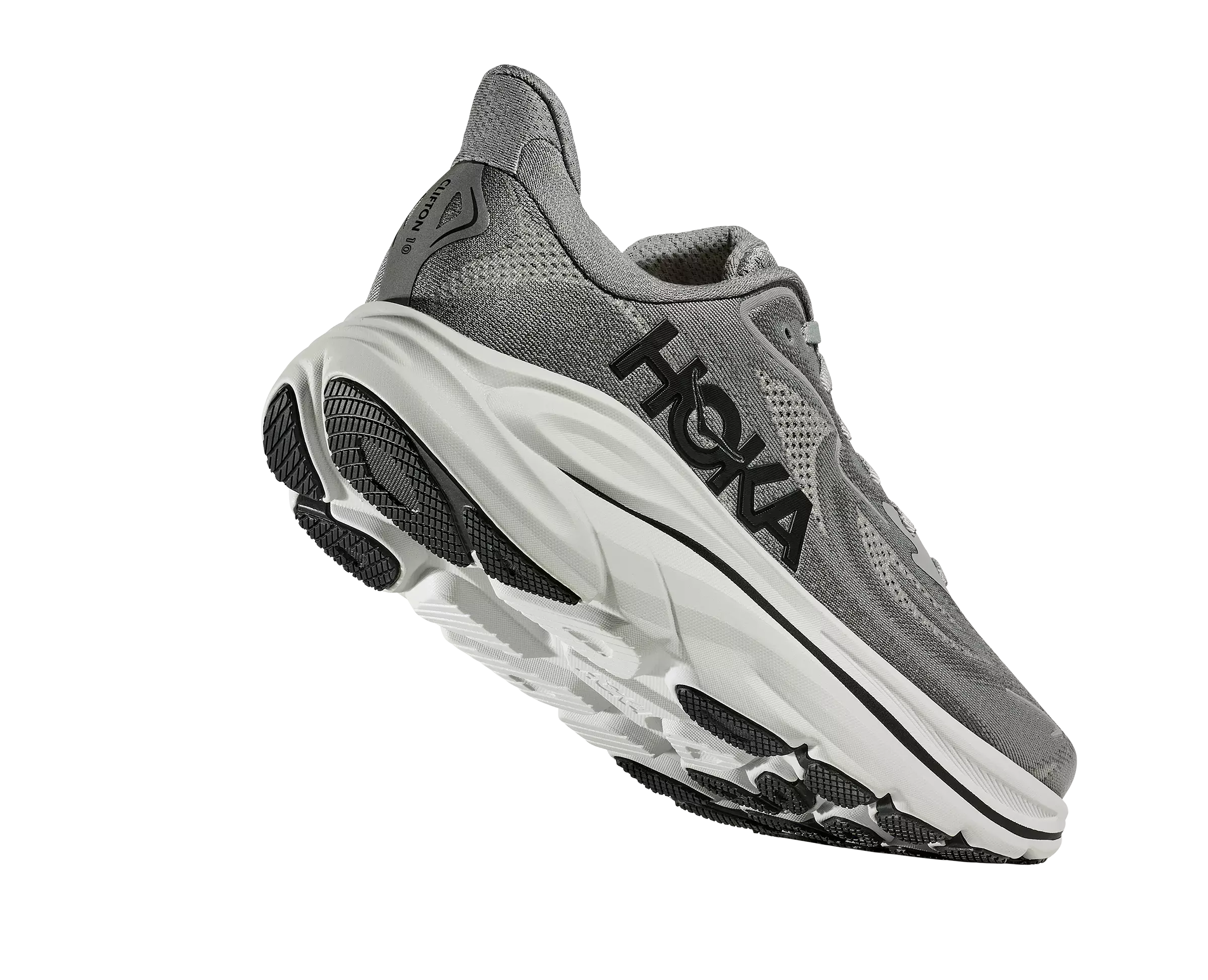 Hoka Clifton 10 "Galactic Grey/Asteroid" Men's Running Shoe - GREY/BLACK