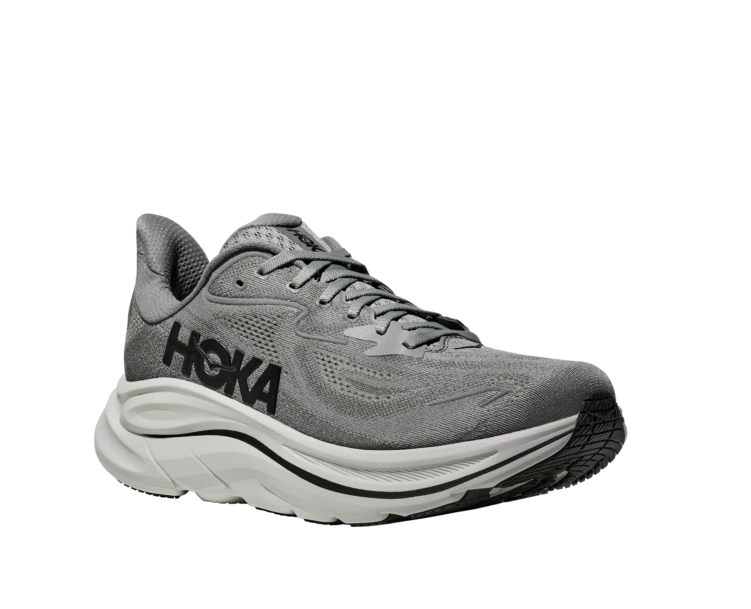 Hoka Clifton 10 "Galactic Grey/Asteroid" Men's Running Shoe - GREY/BLACK