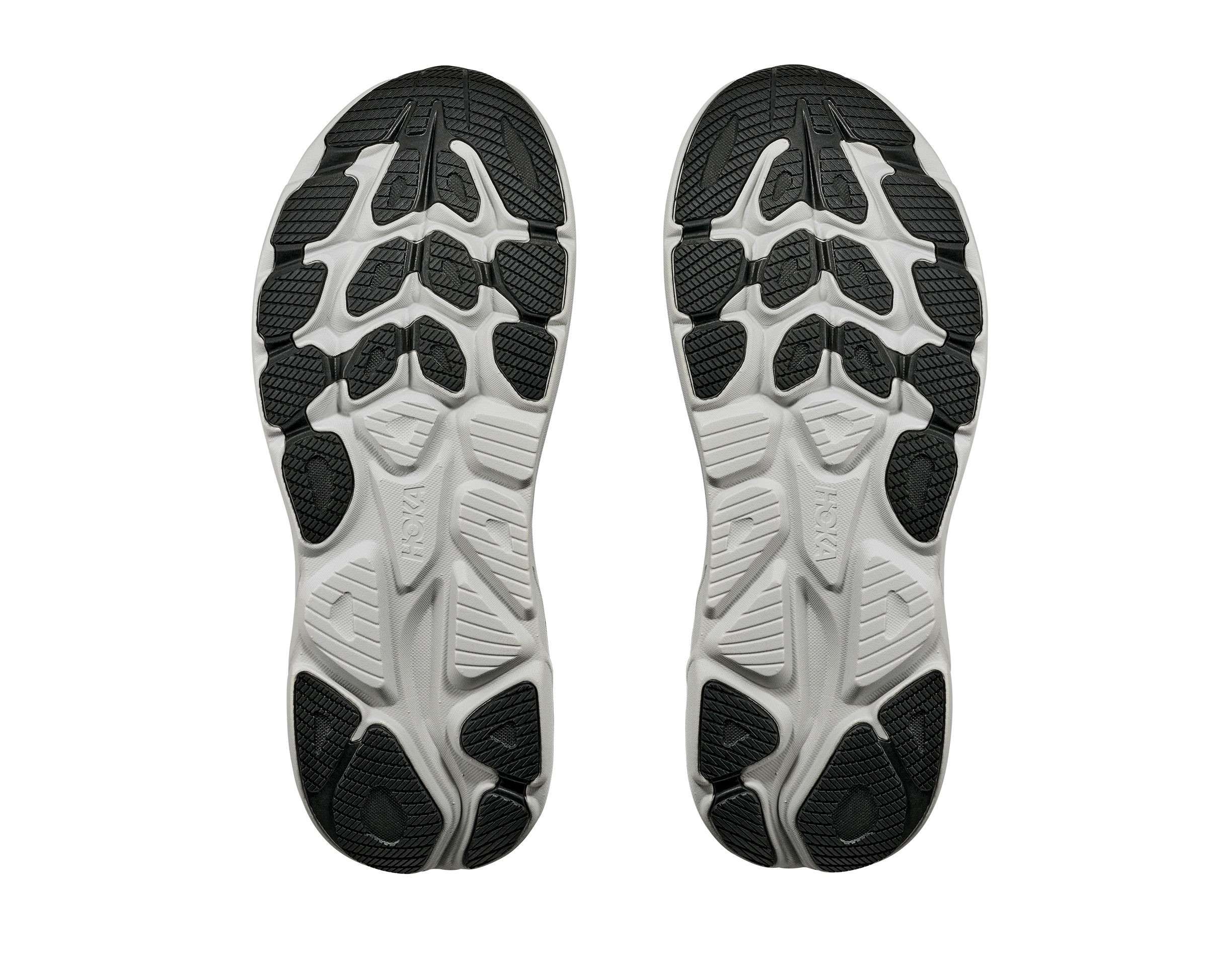 Hoka Clifton 10 "Galactic Grey/Asteroid" Men's Running Shoe - GREY/BLACK Thumbnail View 8