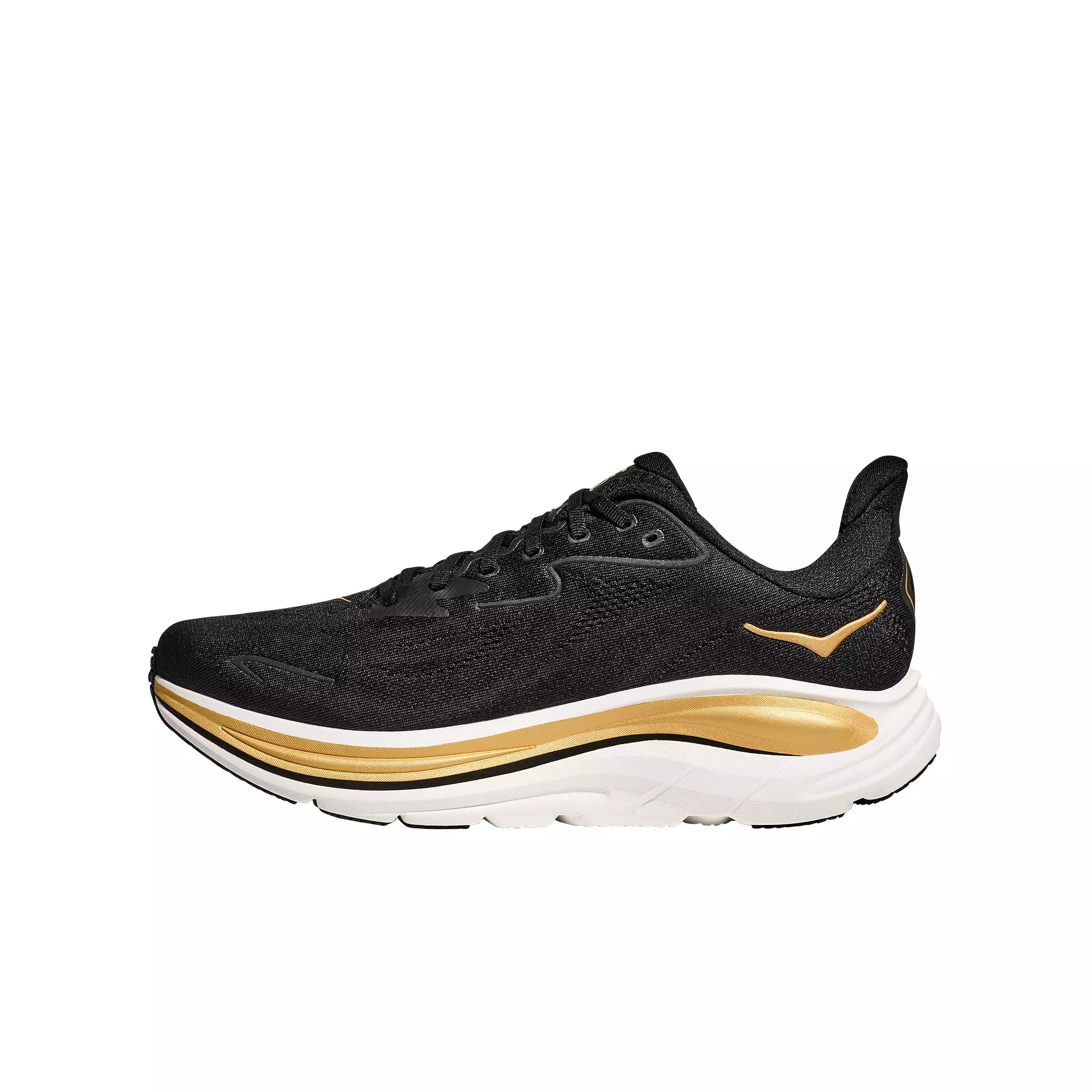 Hoka Clifton 10 "Black/Gold" Men's Running Shoe - BLACK/GOLD